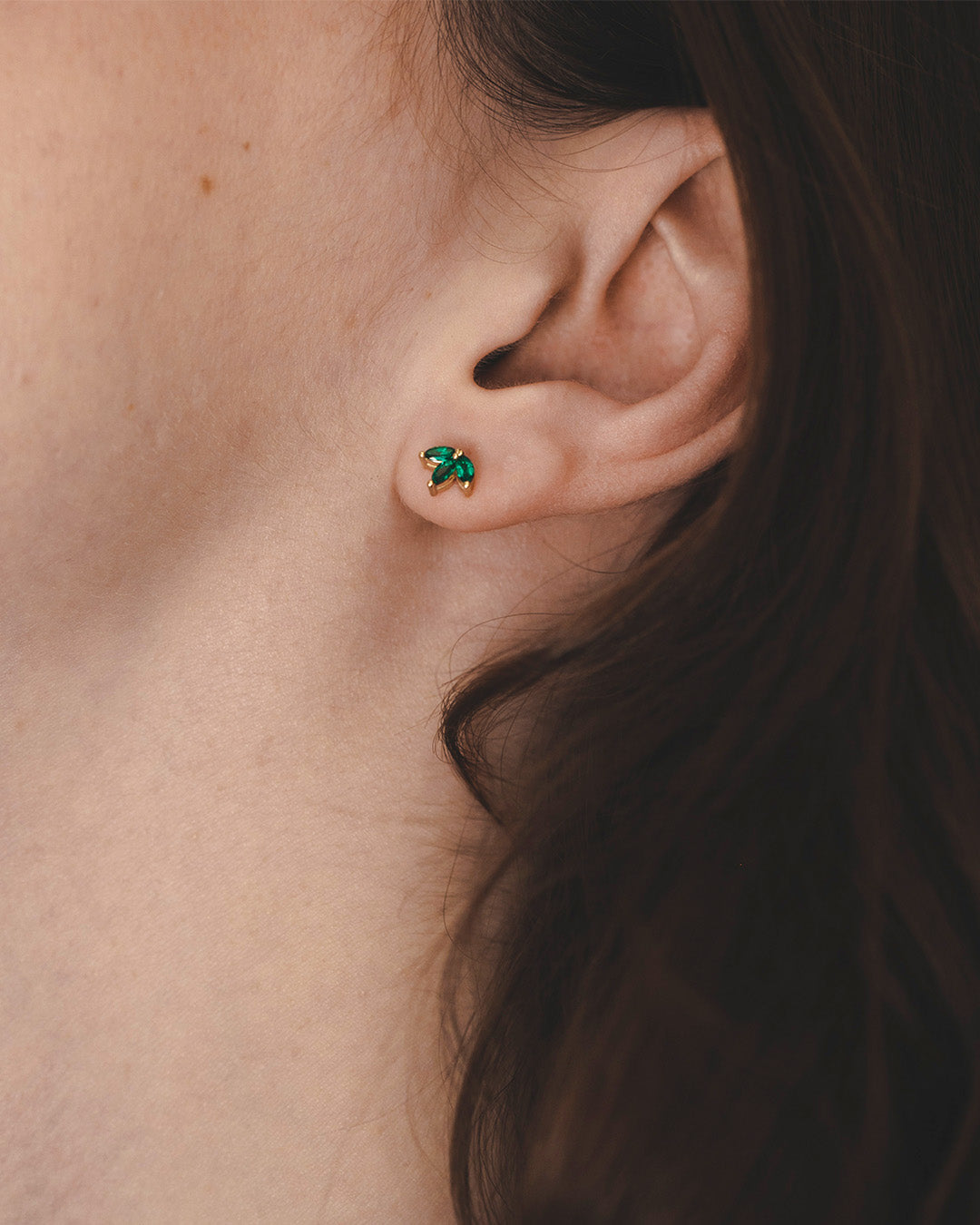 Francoise Earring Emerald