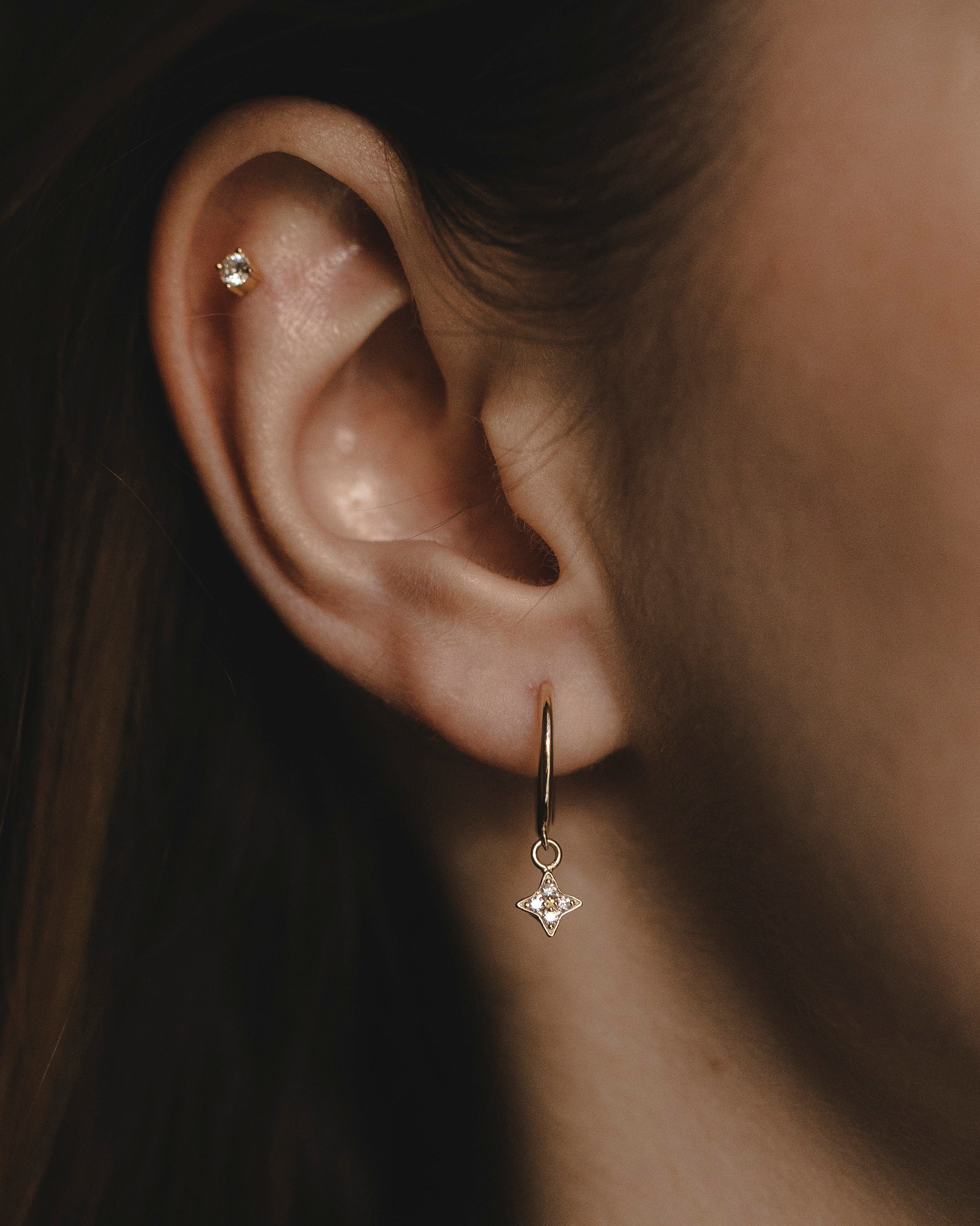 Hoop Venus Gold Earring