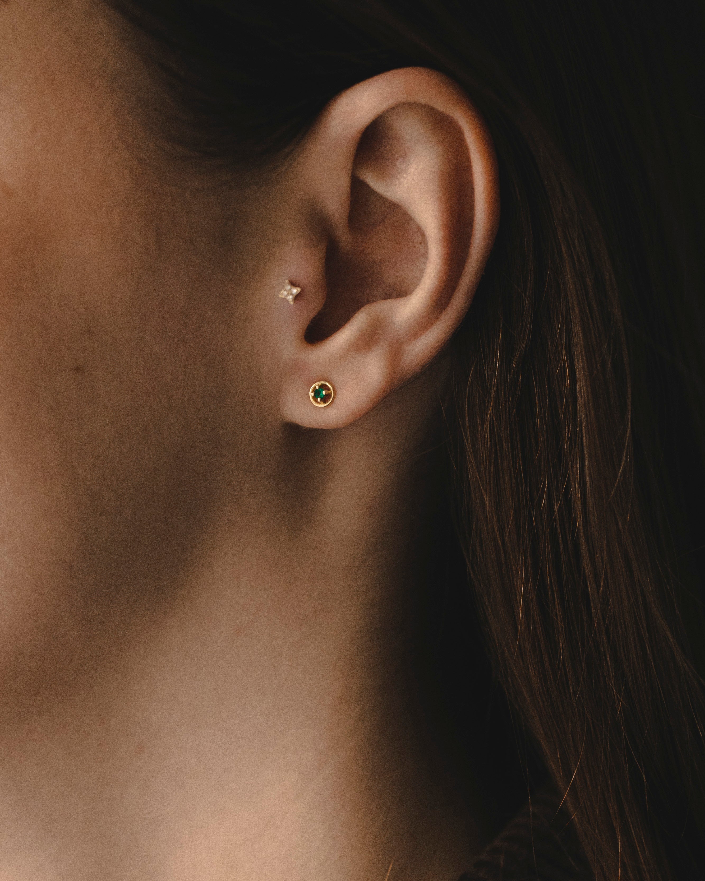 Earring 15 - Emerald