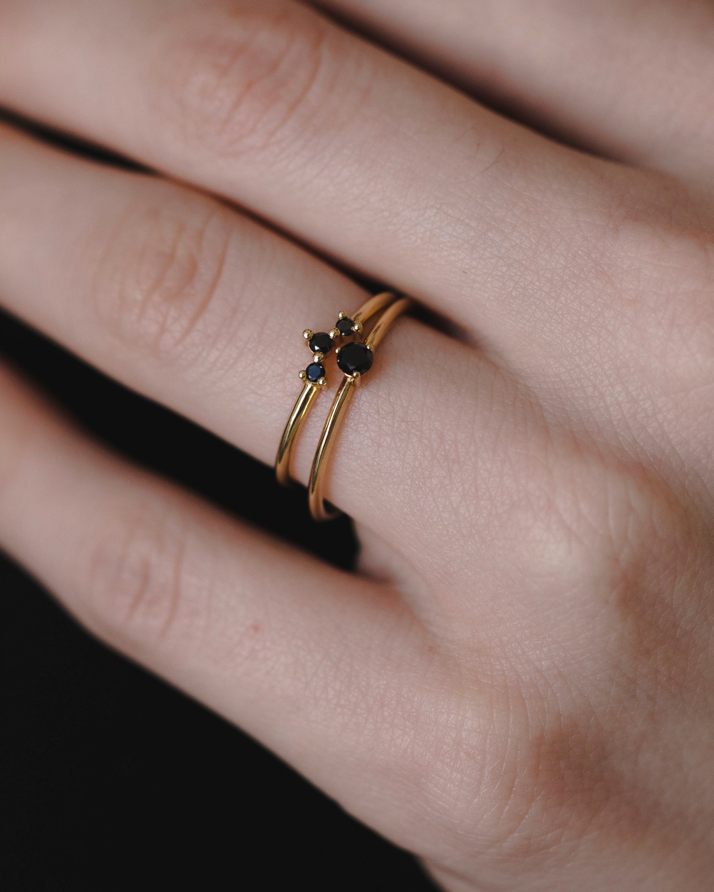 Frida Ring Black Diamonds