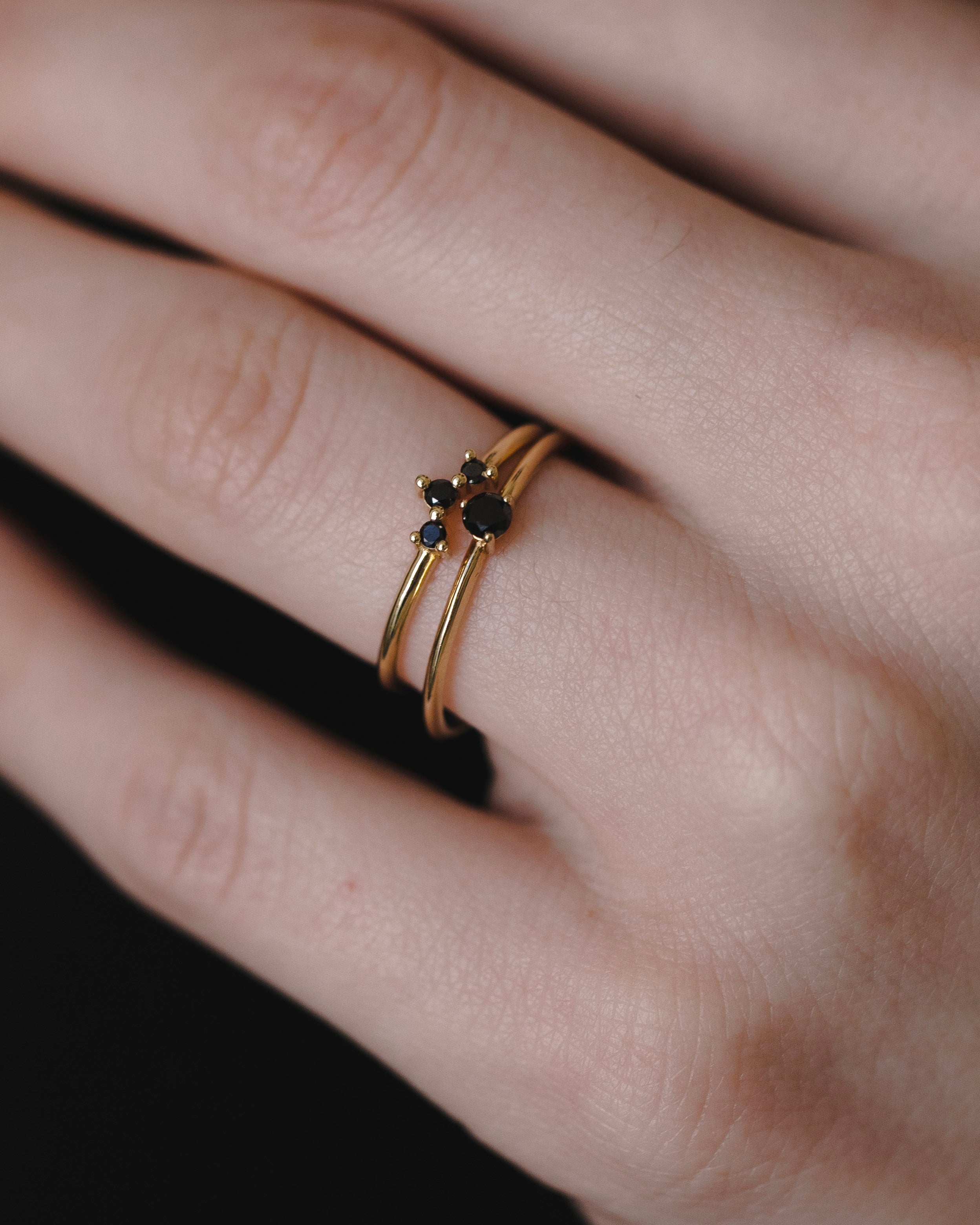 Frida Ring Black Diamonds