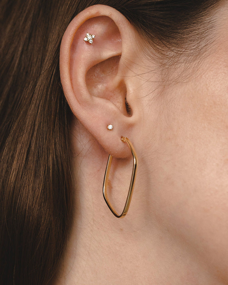 Hilary Gold Hoop Earring