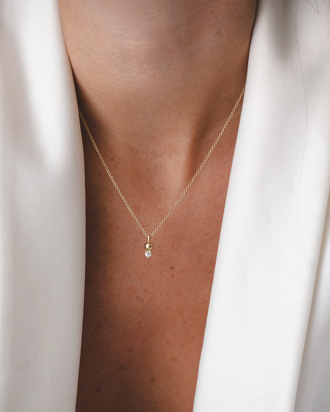 Marie Necklace White Diamond