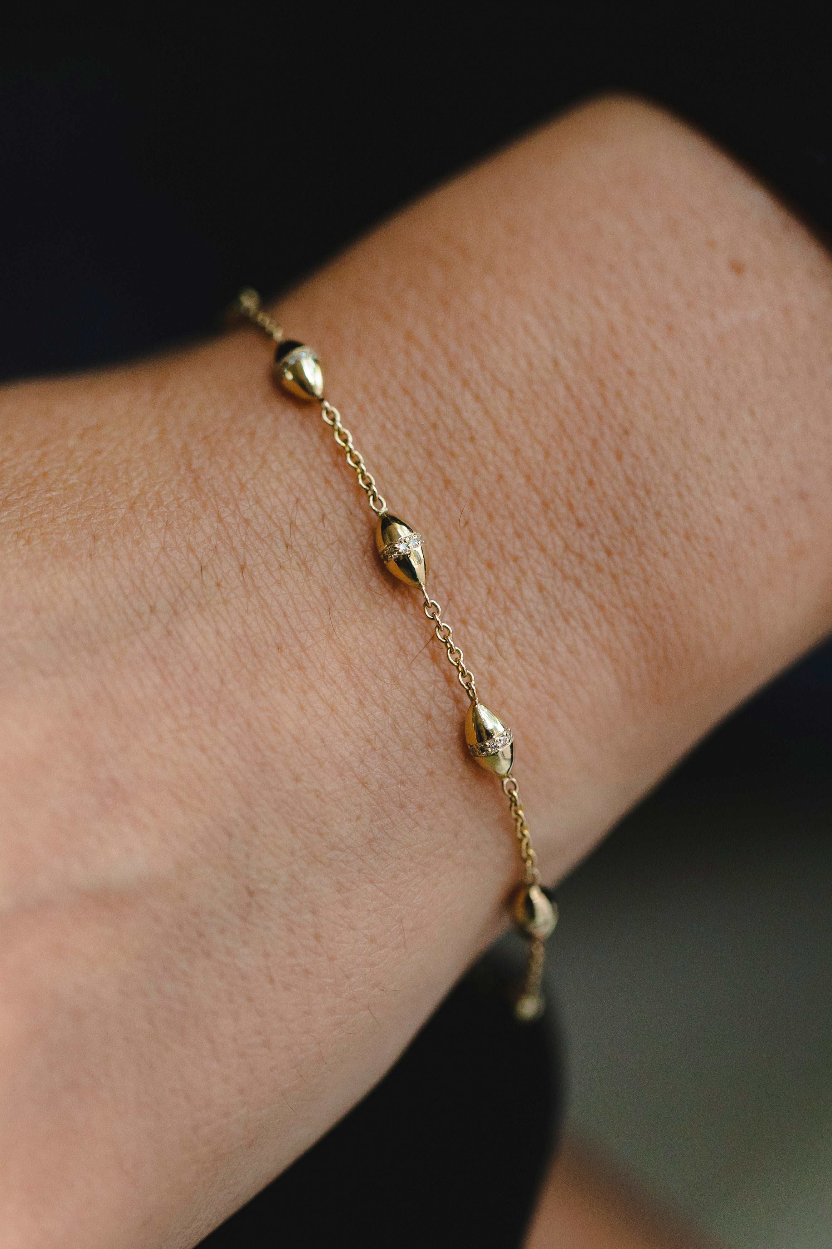 Arcoco Encrusted Bracelet White Diamonds