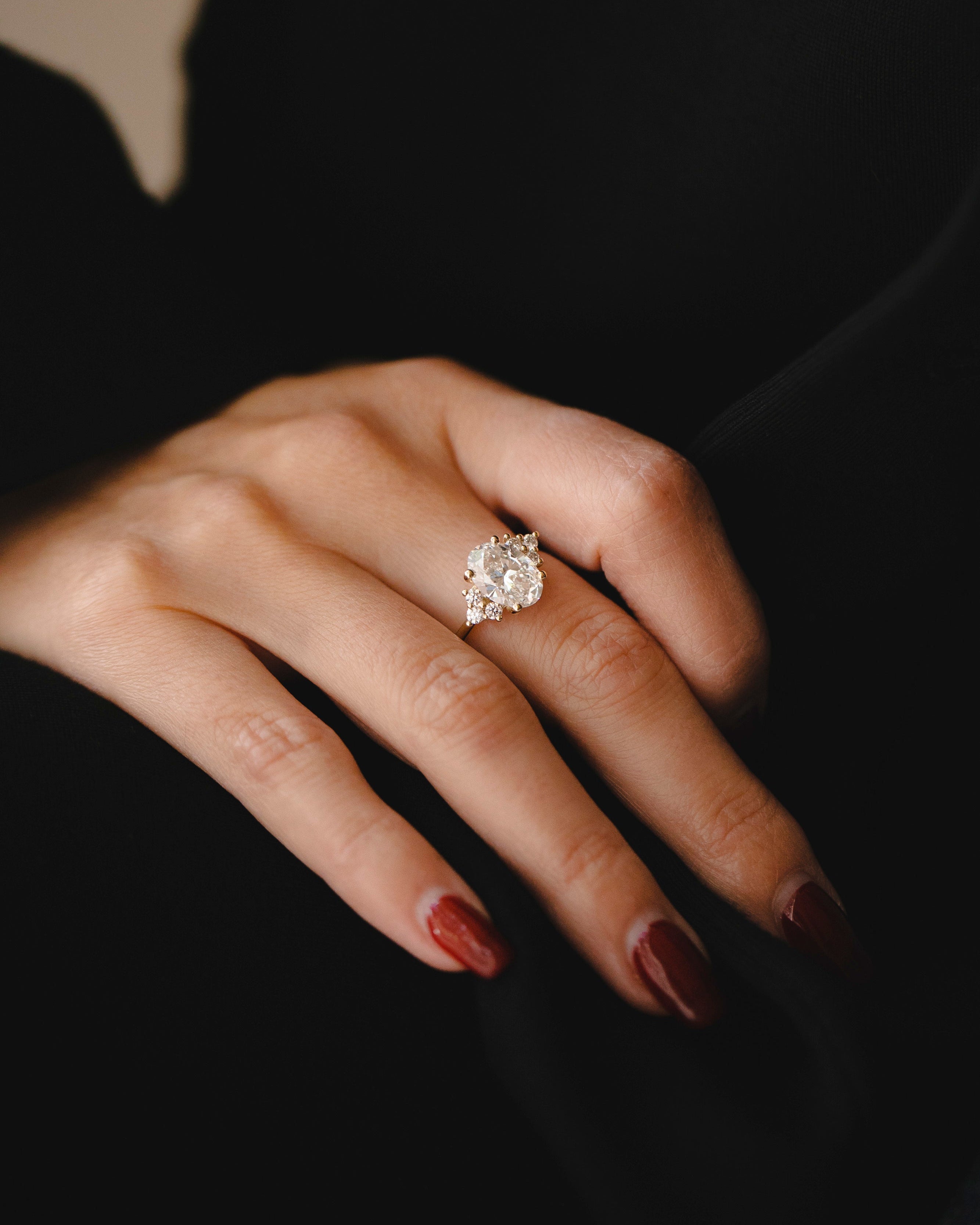 Priscilla Gold Ring Diamonds