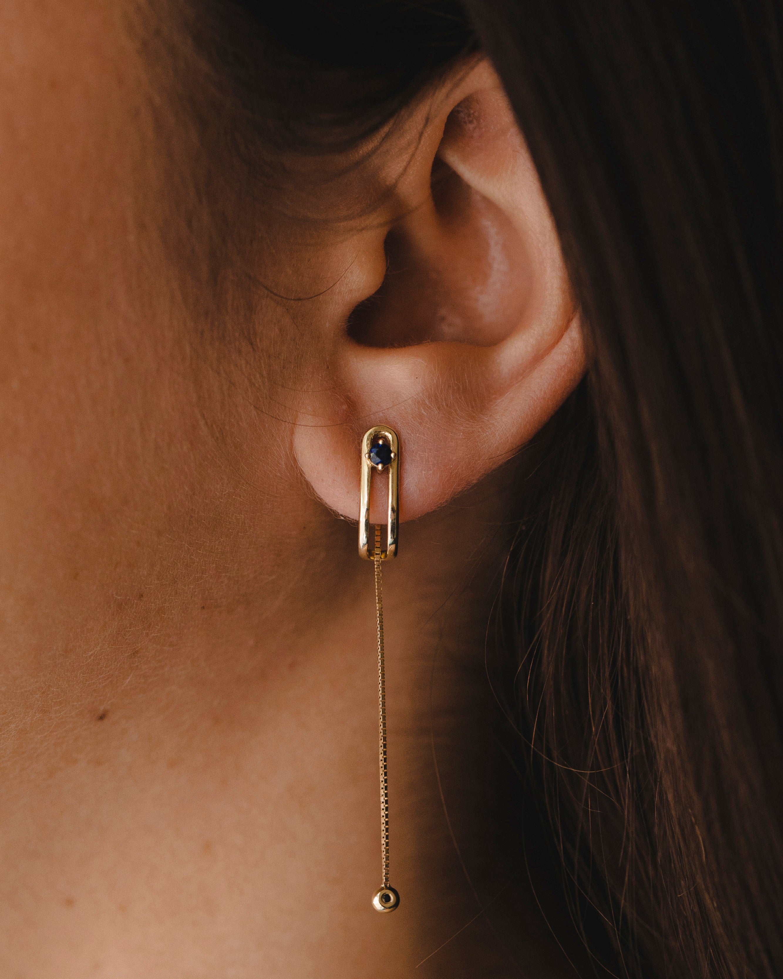 Earring 12 - Sapphire