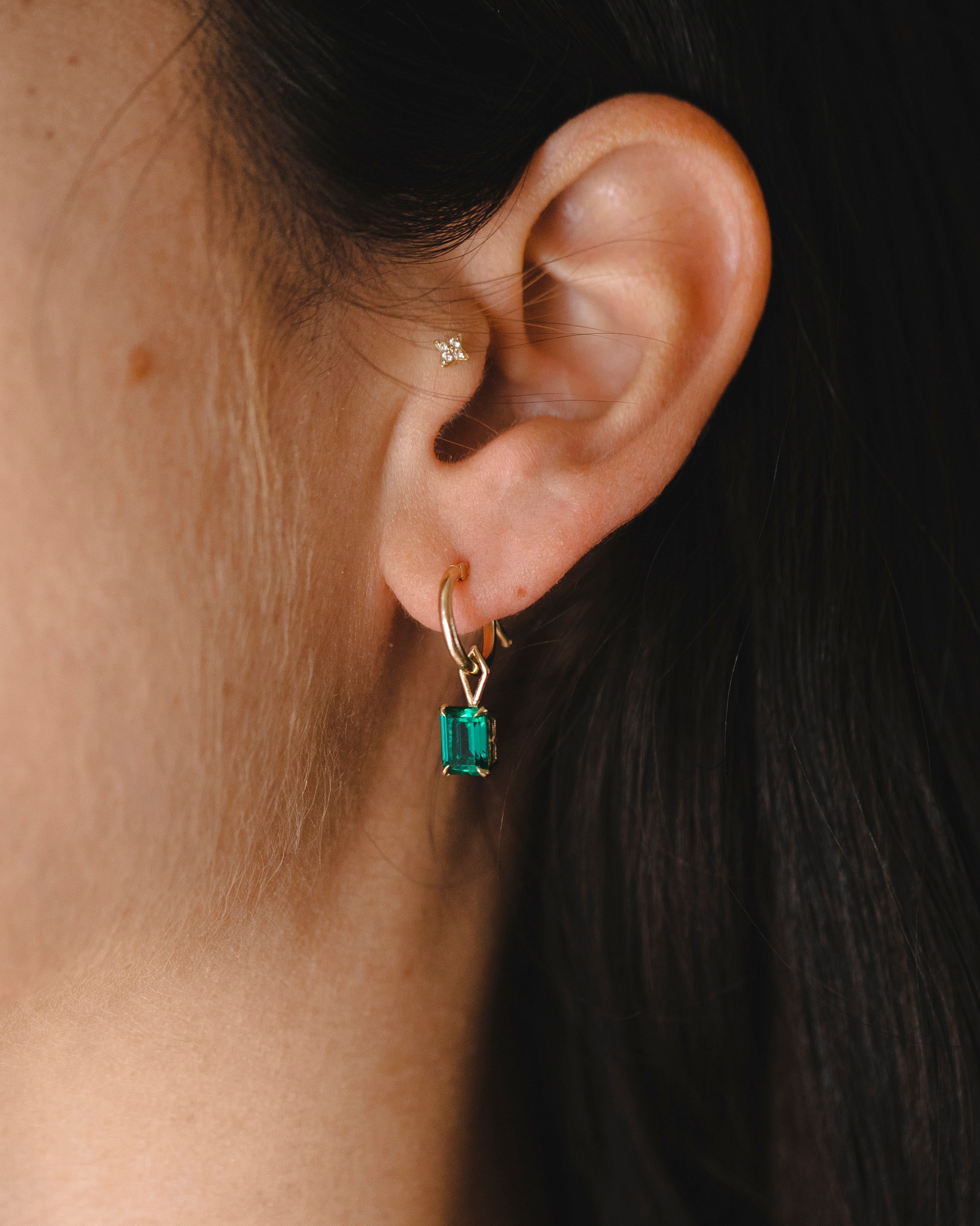 Padme charm emerald