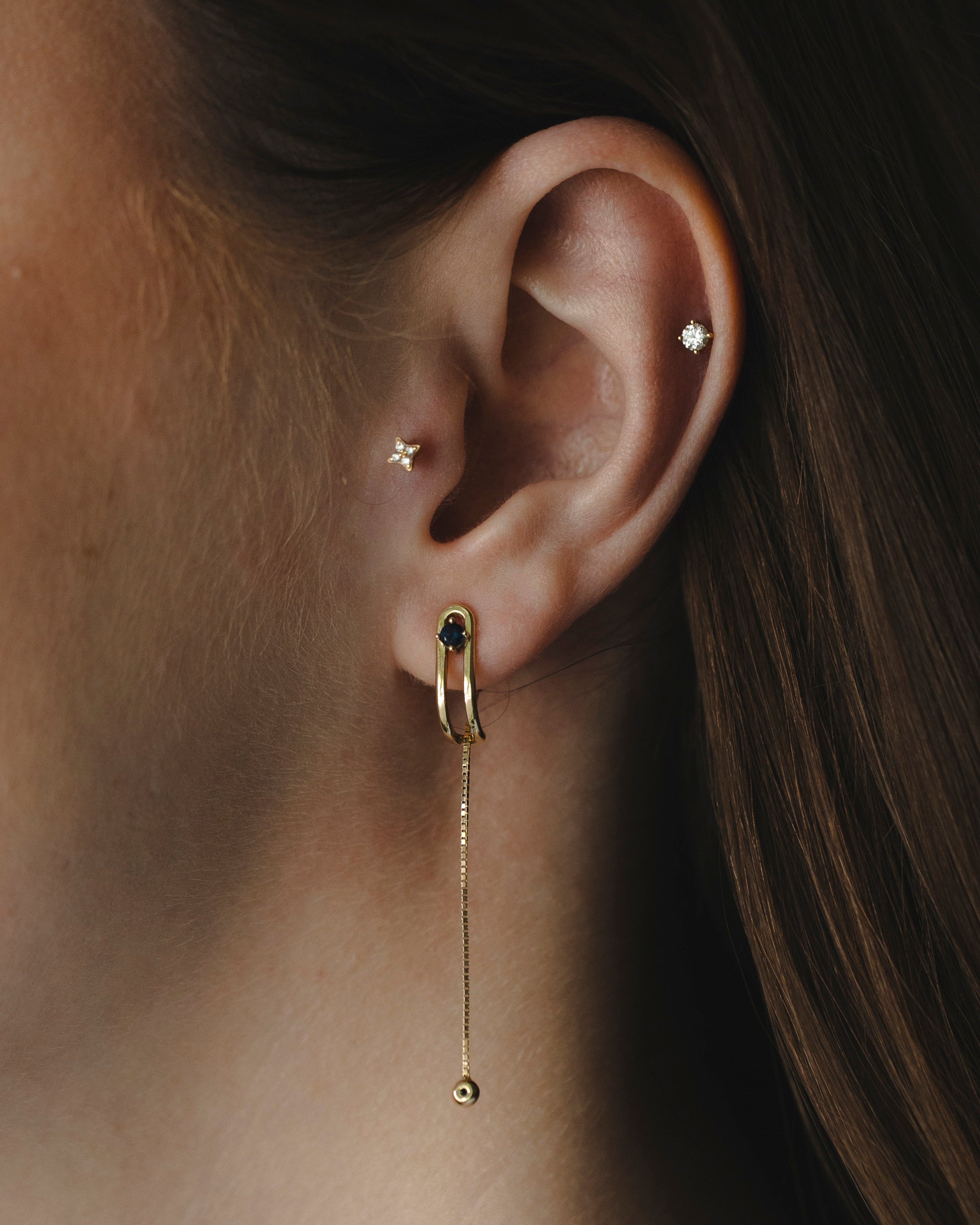 Earring 12 - Sapphire