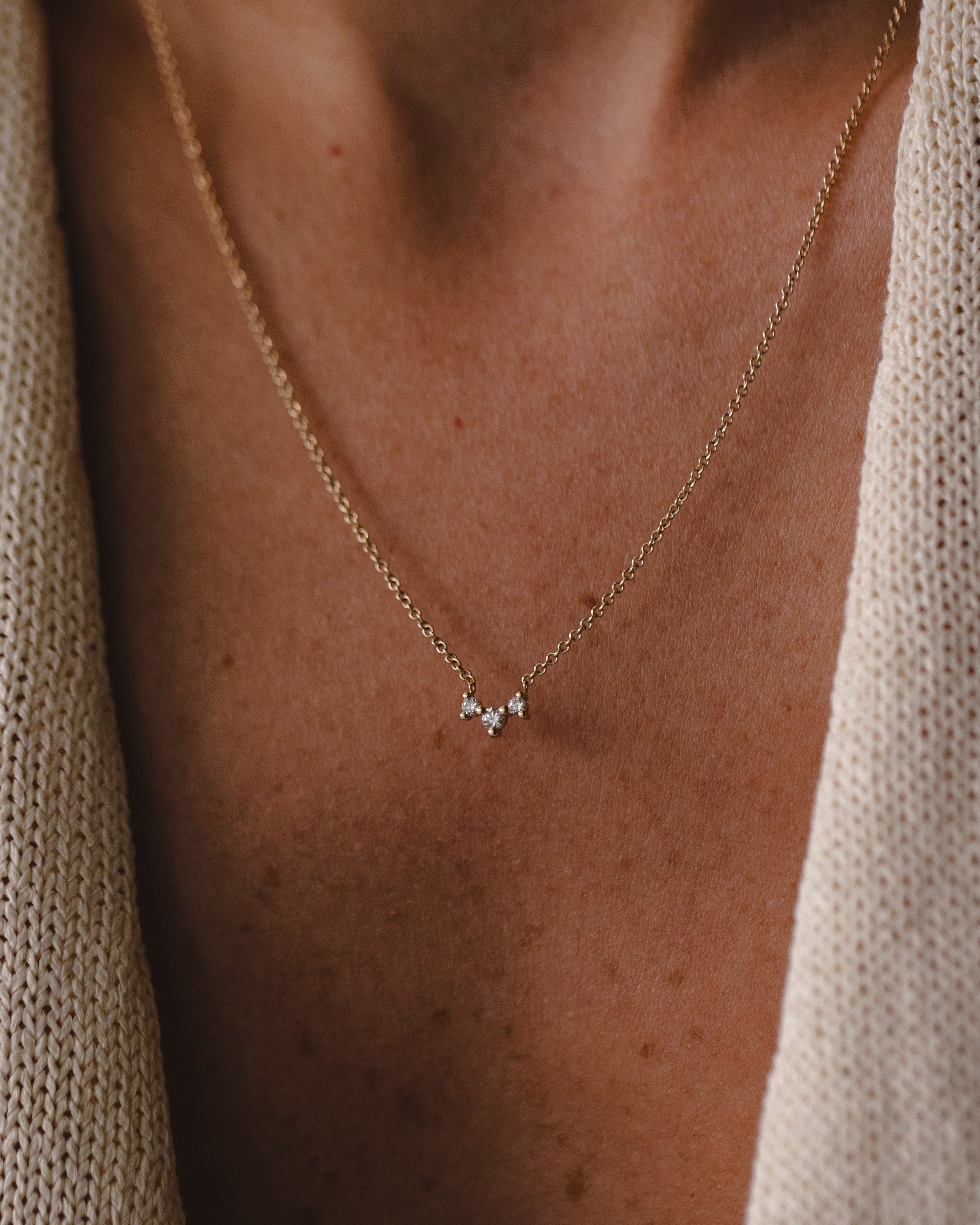 Frida White Diamonds Necklace