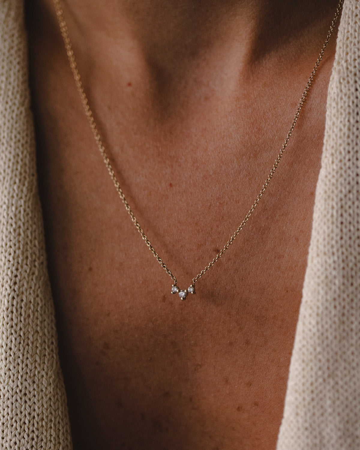 Frida White Diamonds Necklace