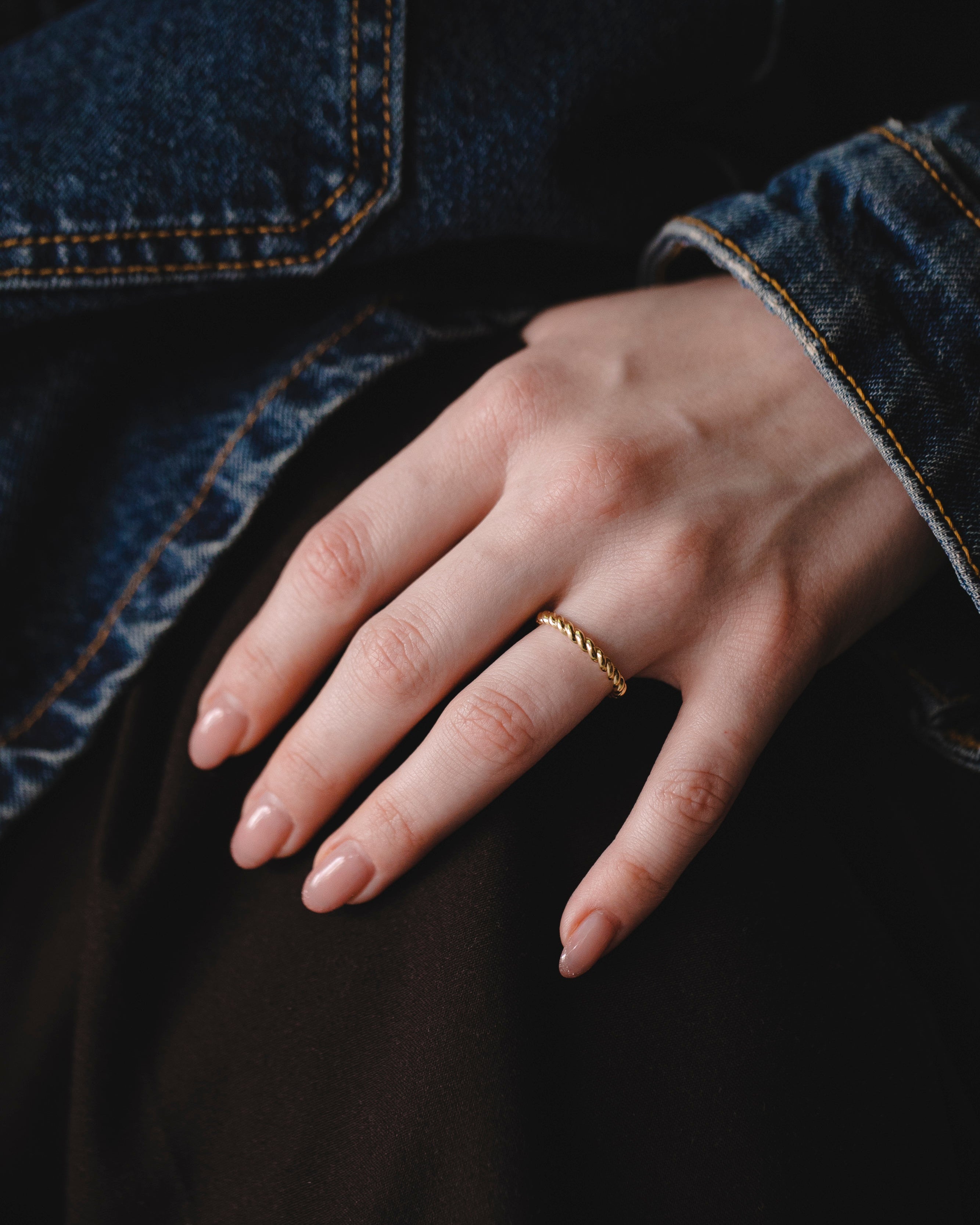 Rope Gold Ring