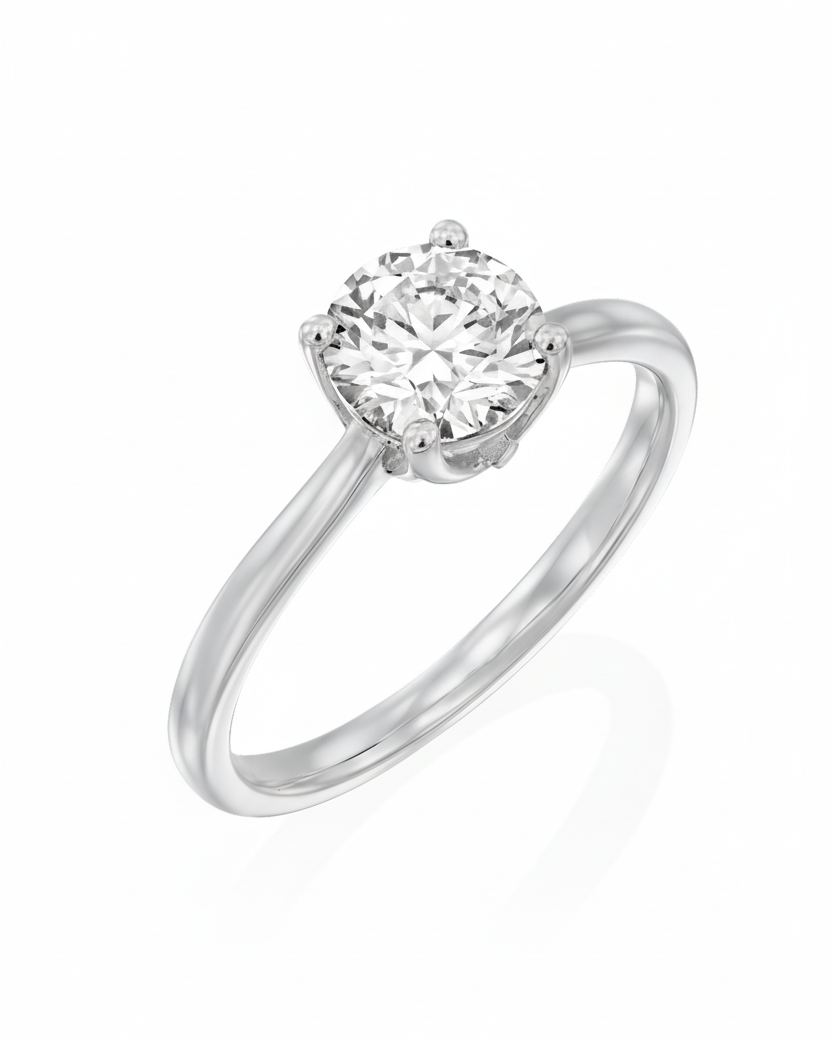 Monroe Ring 6.5mm lab diamond