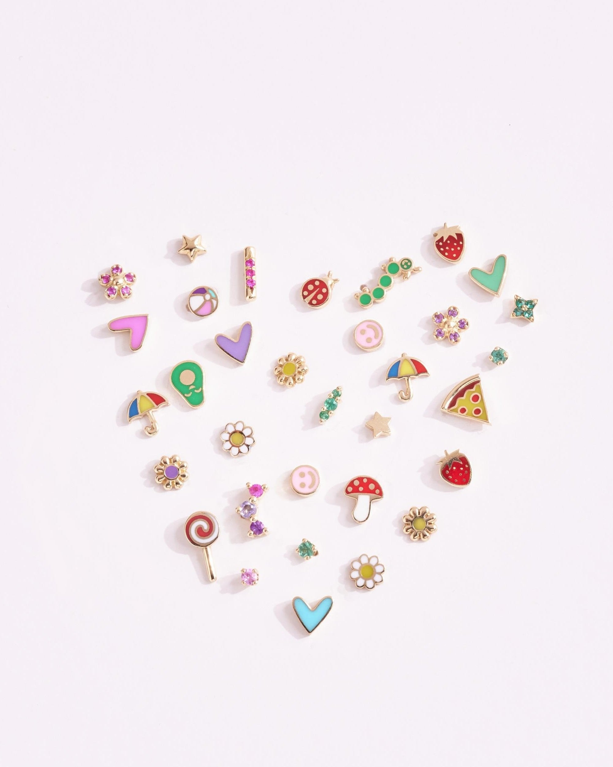 Lollipop Gold Earring