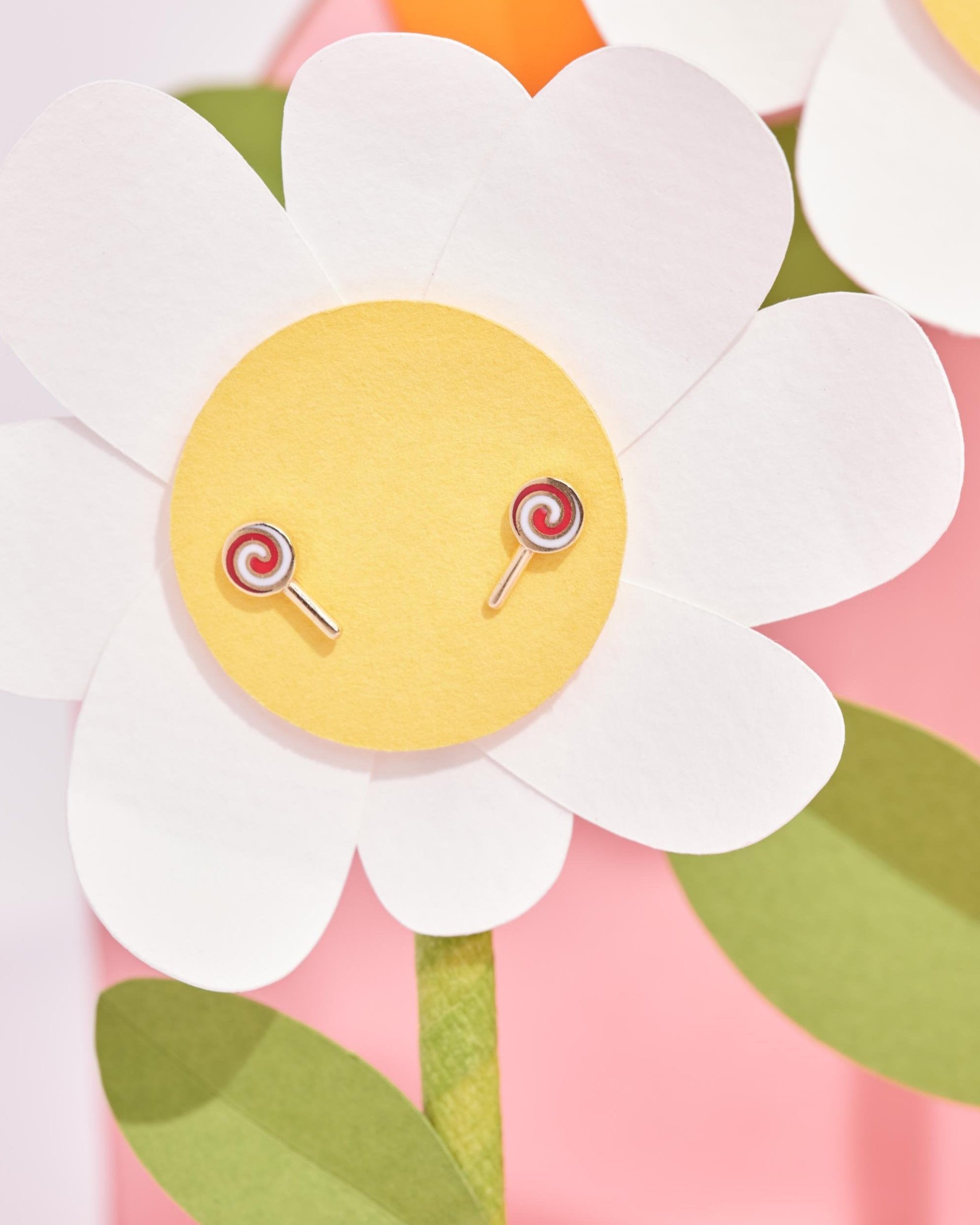 Lollipop Gold Earring