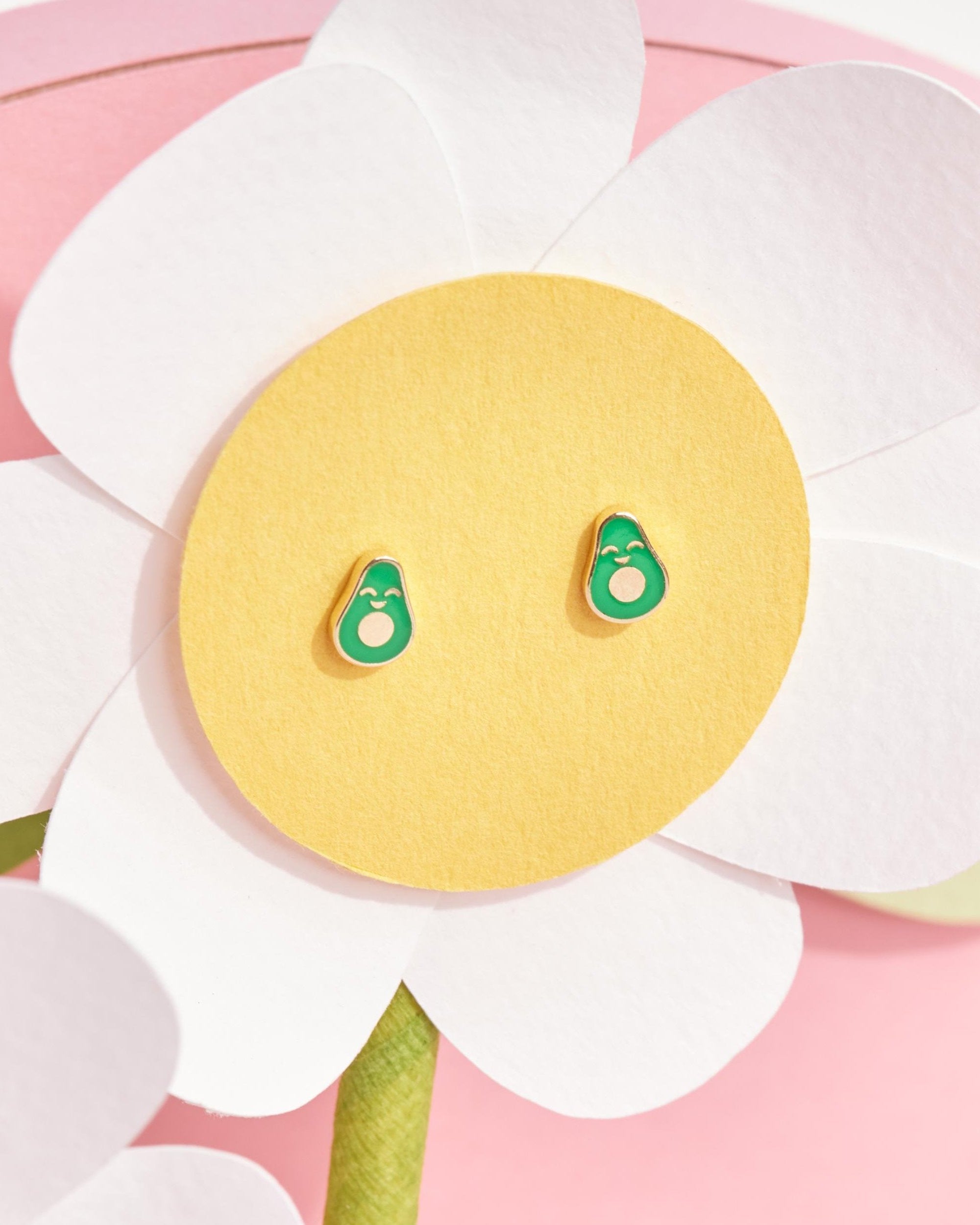 Avocado Gold Earring