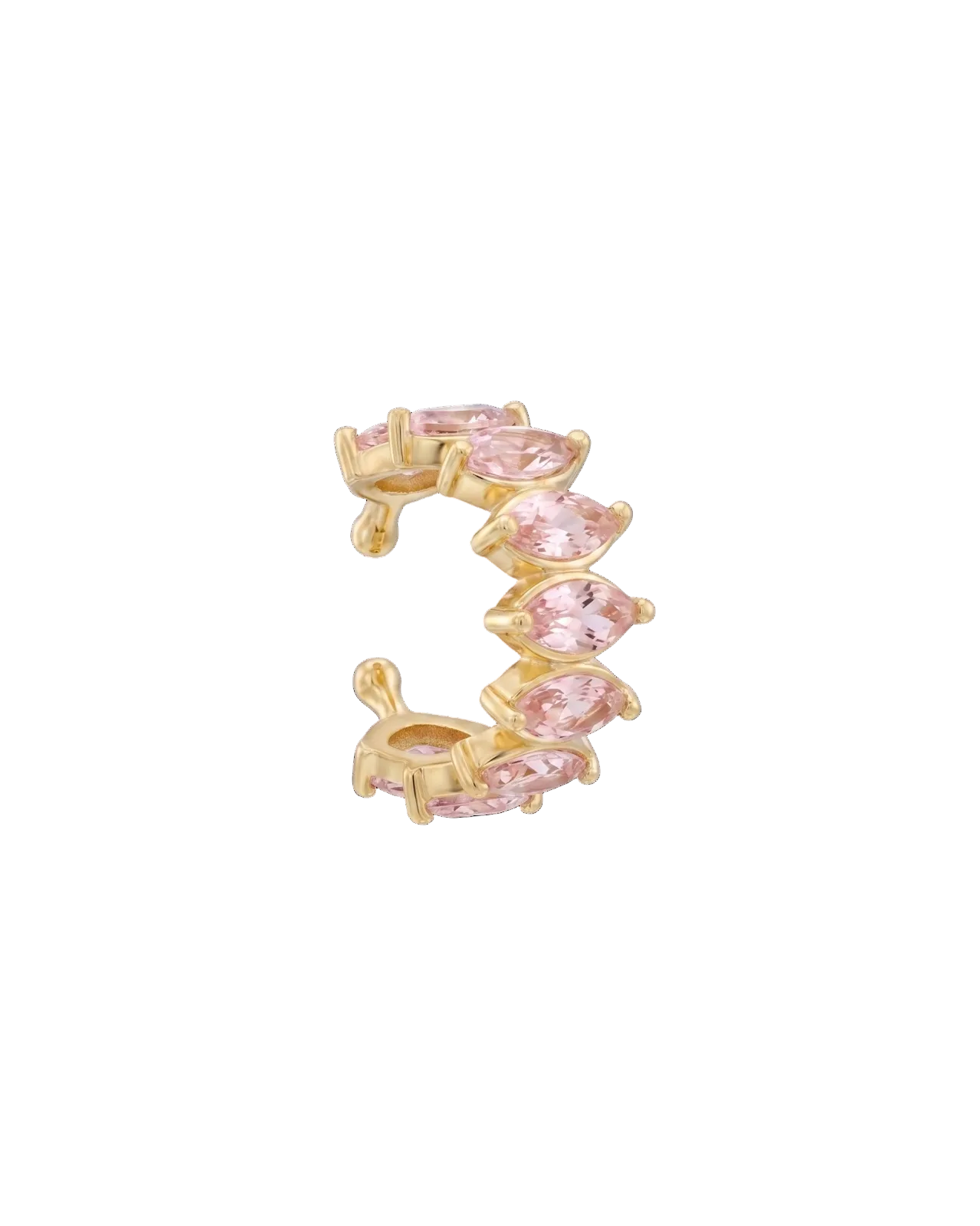Ear Cuff - Adel pink sapphires