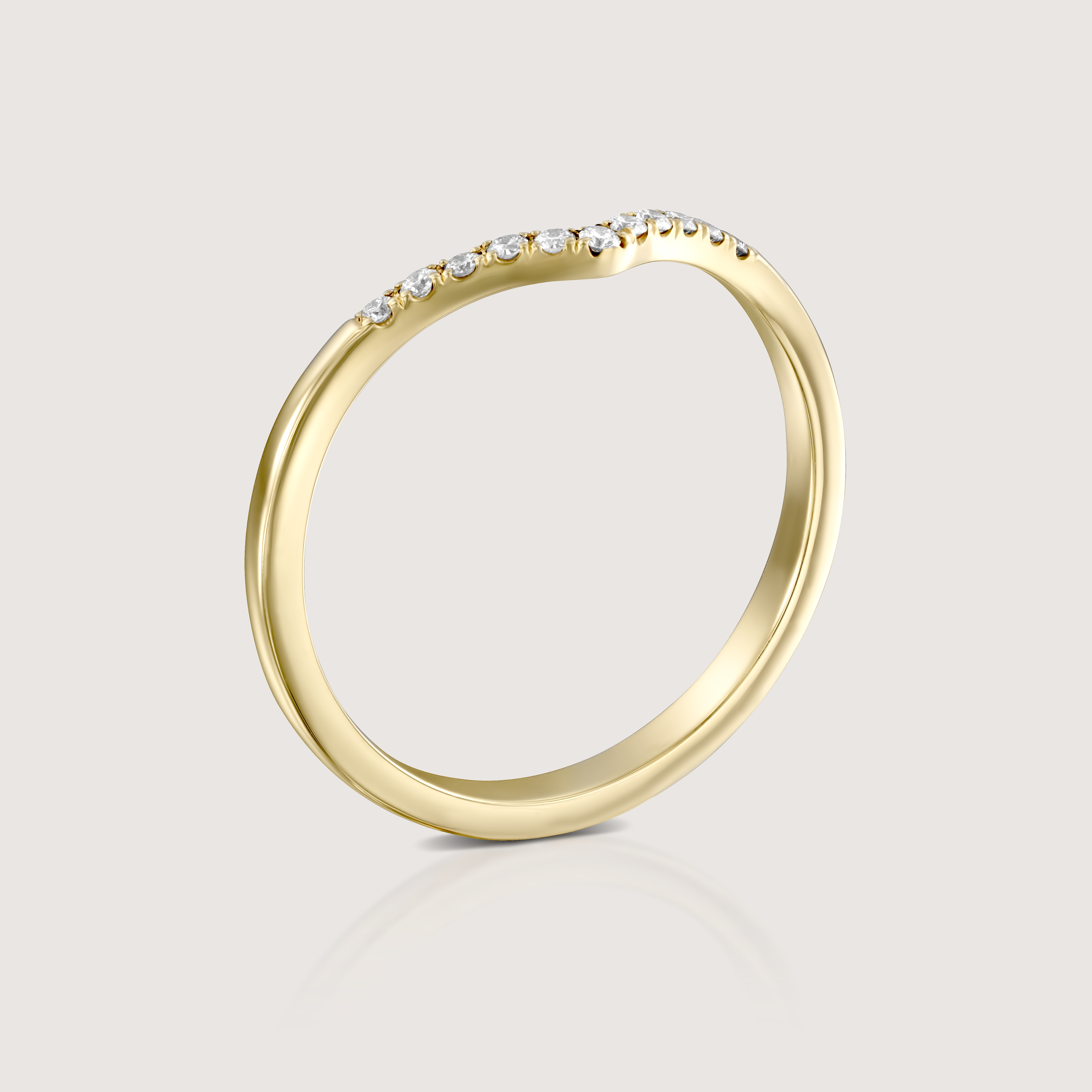 Hannah Ring With White diamonds