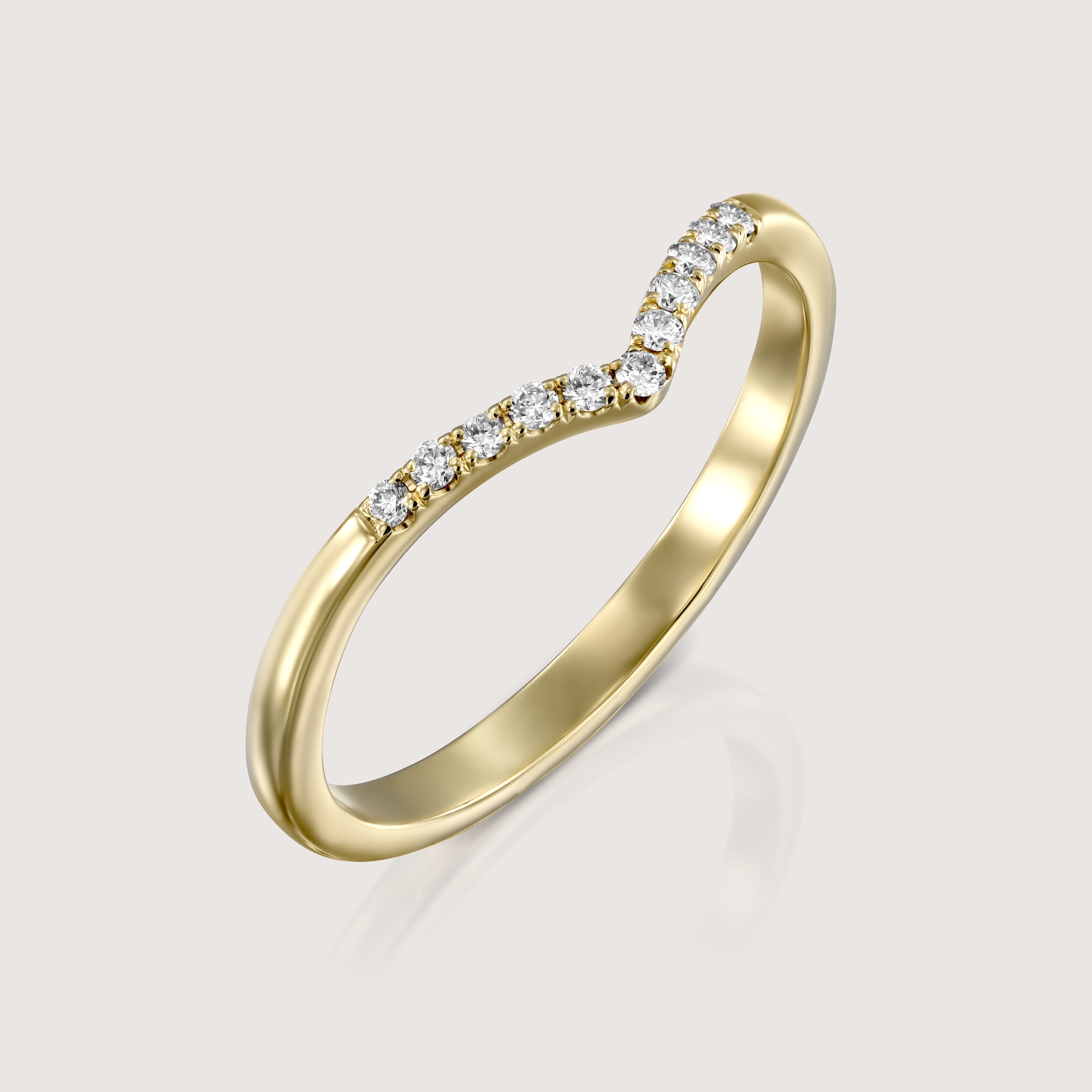 Hannah Ring With White diamonds