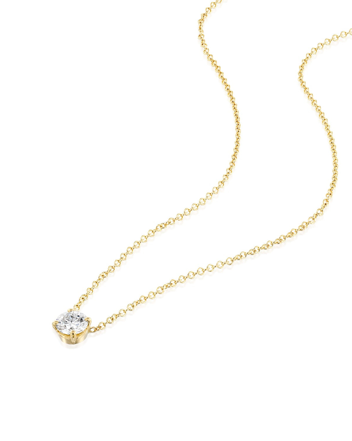 Annabelle Necklace White Diamond 5mm