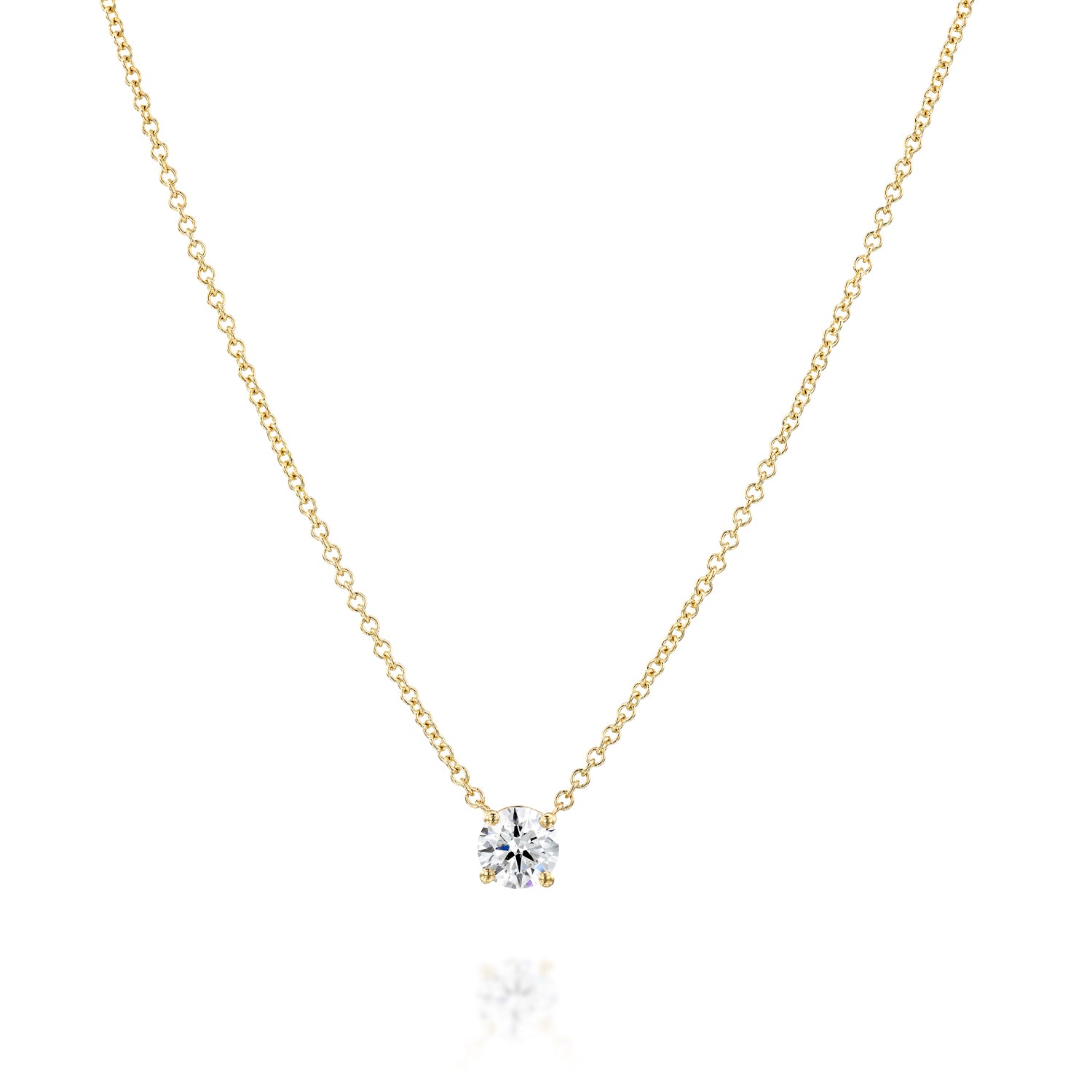 Annabelle Necklace White Diamond 5mm