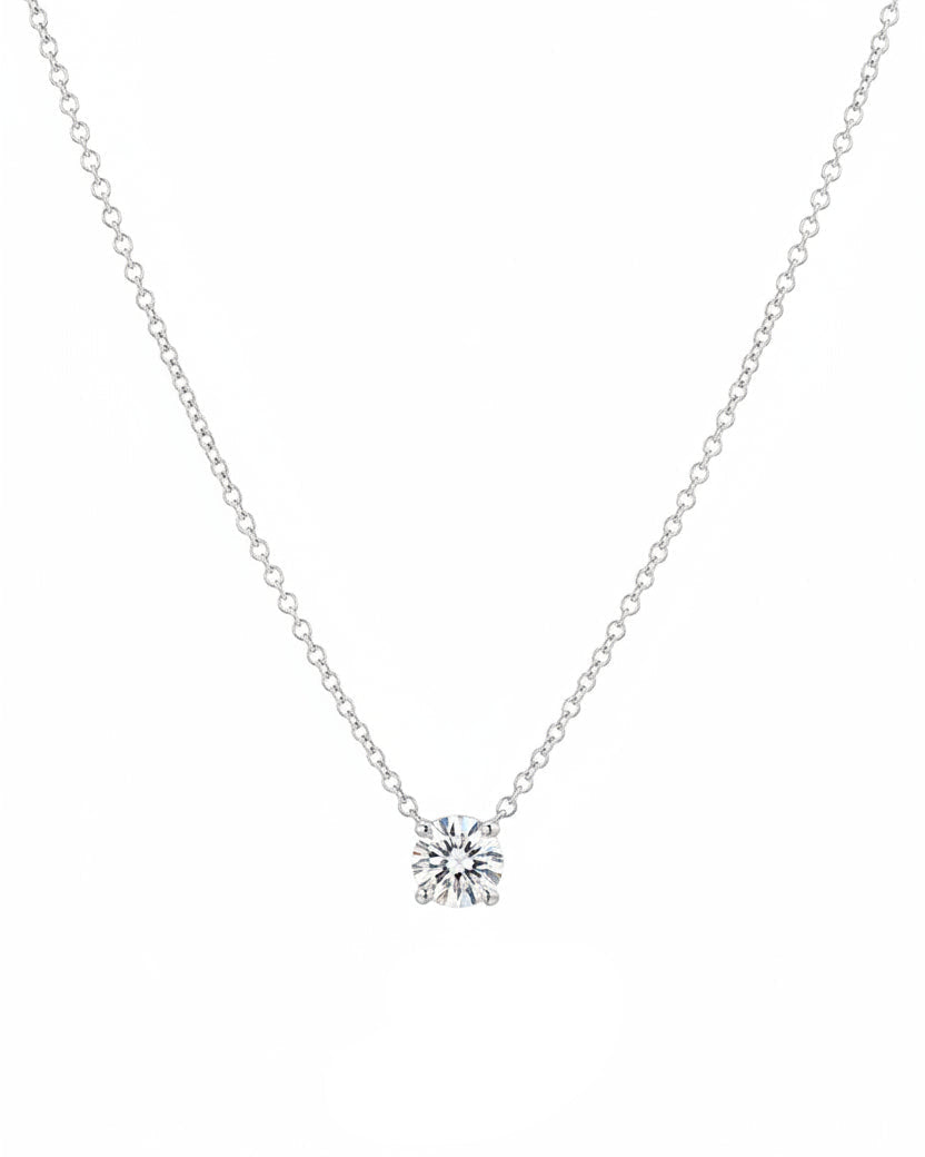 Annabelle Necklace White Diamond 5mm