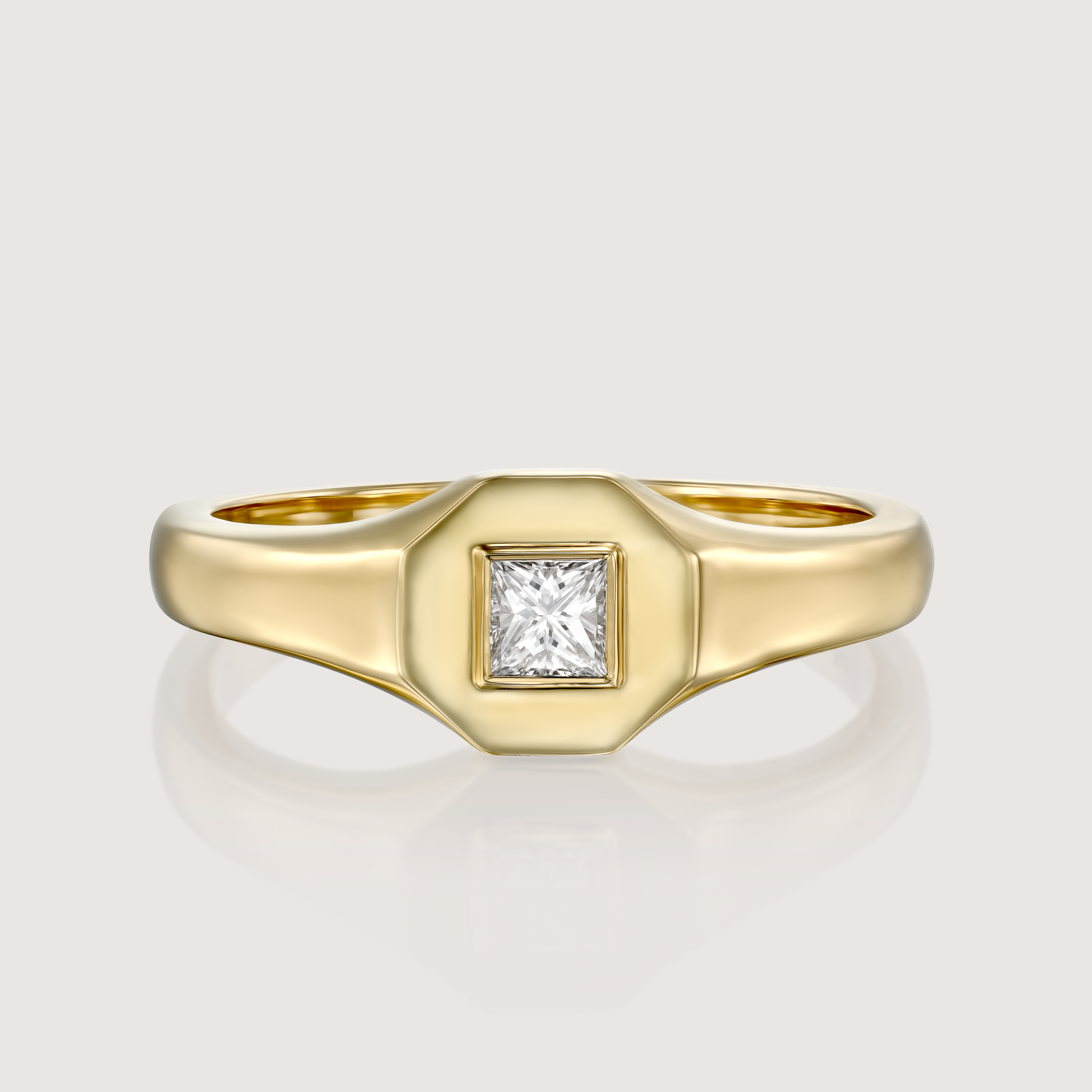 Taylor Gold Ring White Princess Diamond