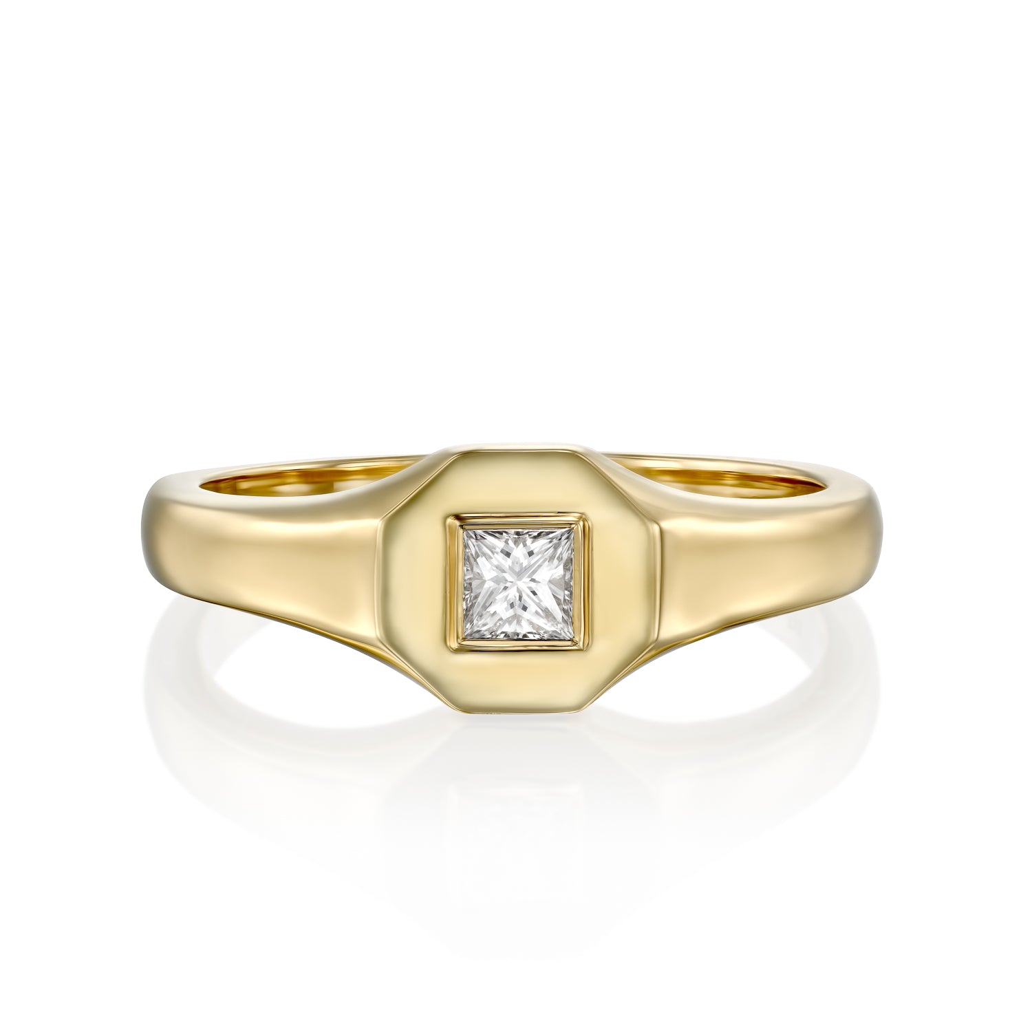 Taylor Gold Ring White Princess Diamond