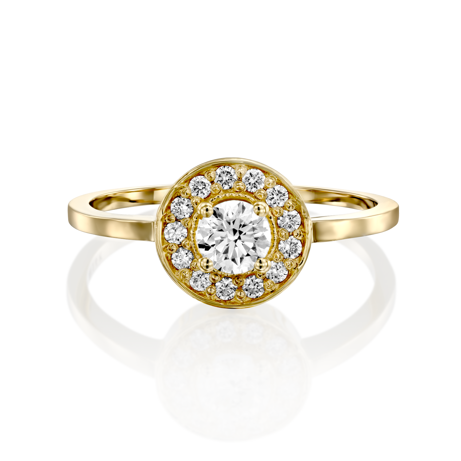 Bianca Gold Ring Diamonds