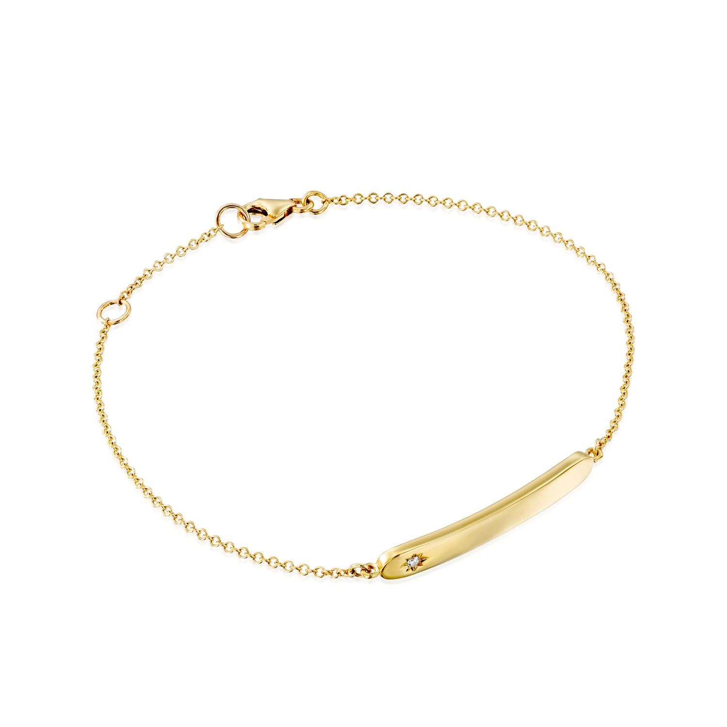 Florence Gold Bracelet With Star setting