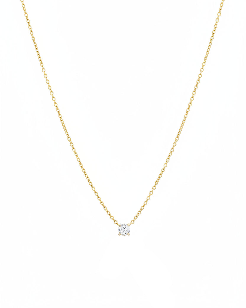 Annabelle Necklace White Diamond 4mm