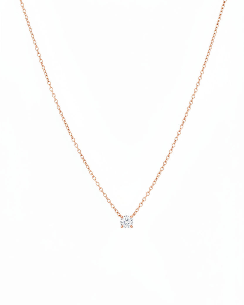 Annabelle Necklace White Diamond 4mm