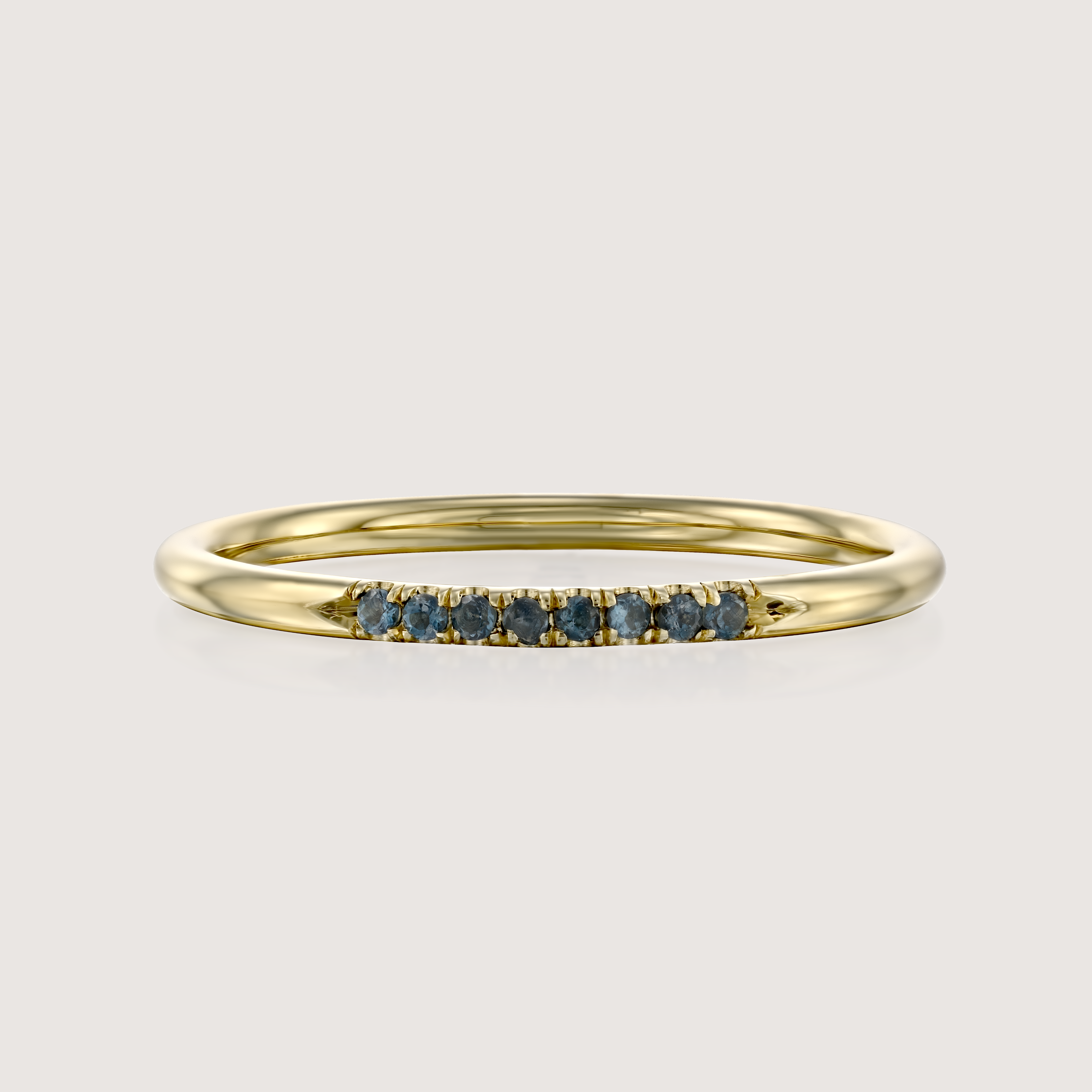 Kelly ring with Blue Topaz - London