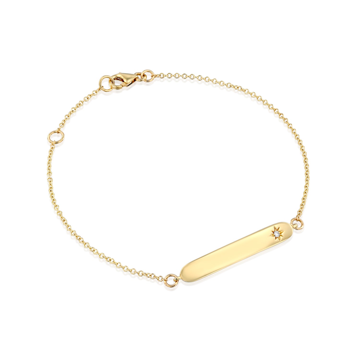 Florence Gold Bracelet With Star setting