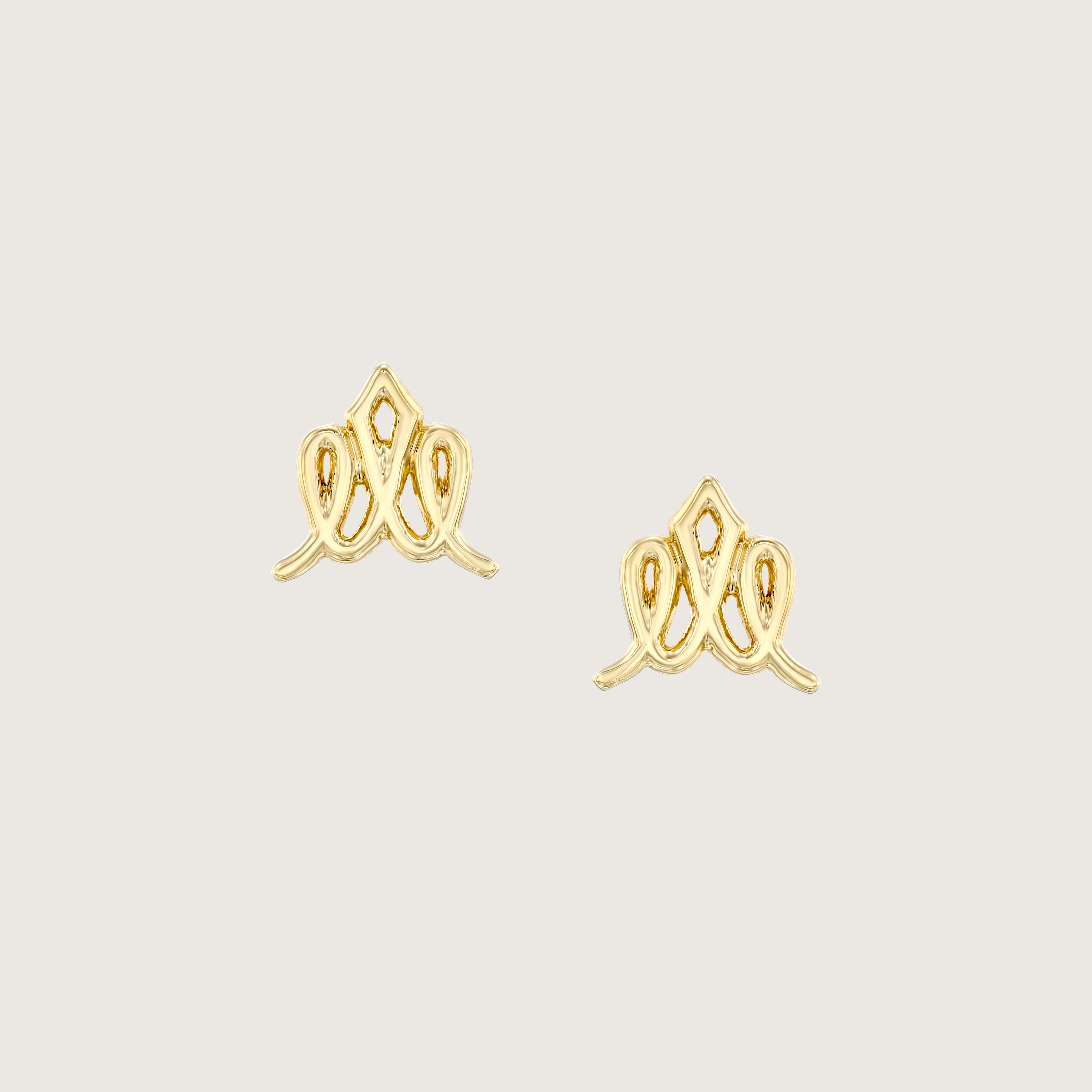Small Crown Earring
