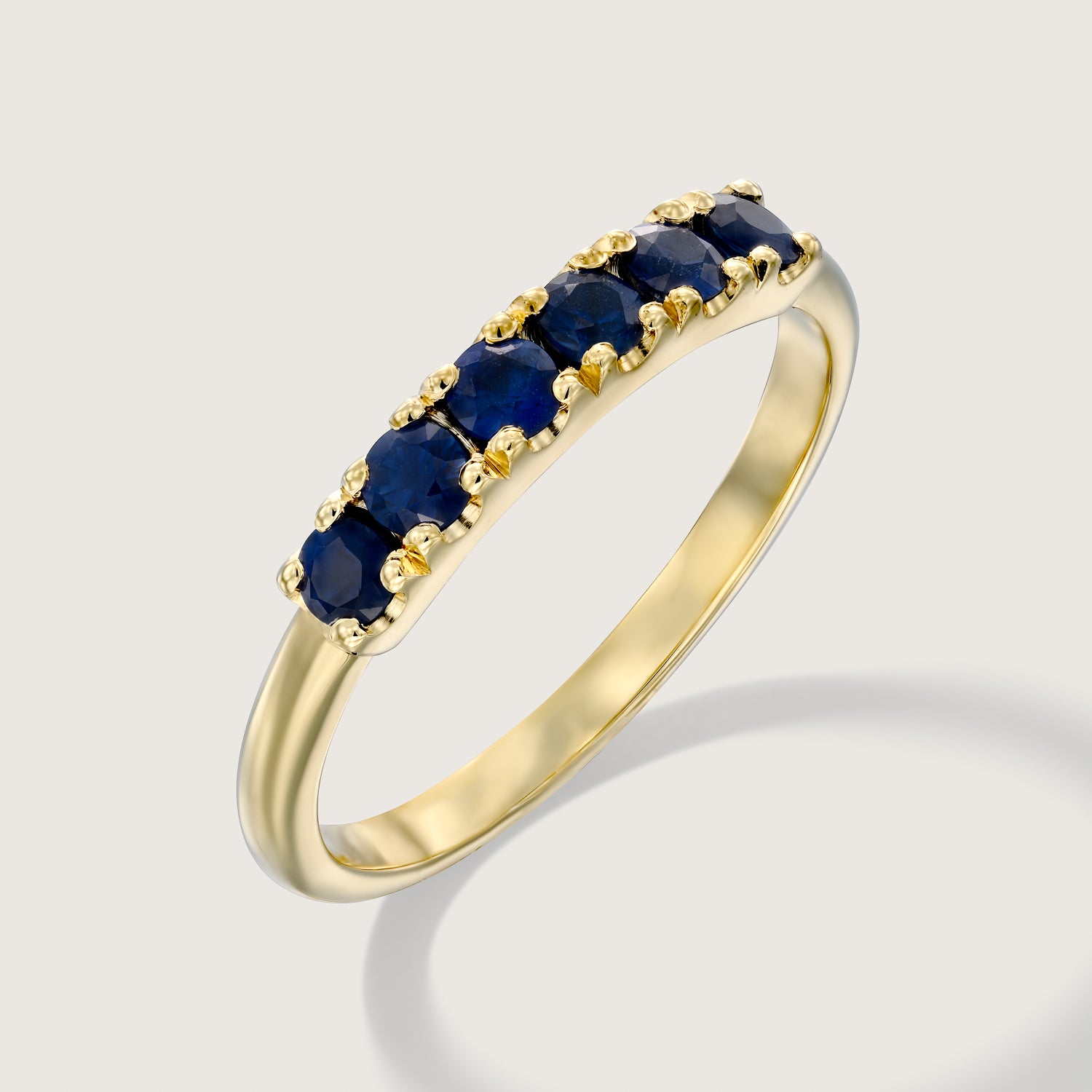 Medium Candy Gold Ring sapphire