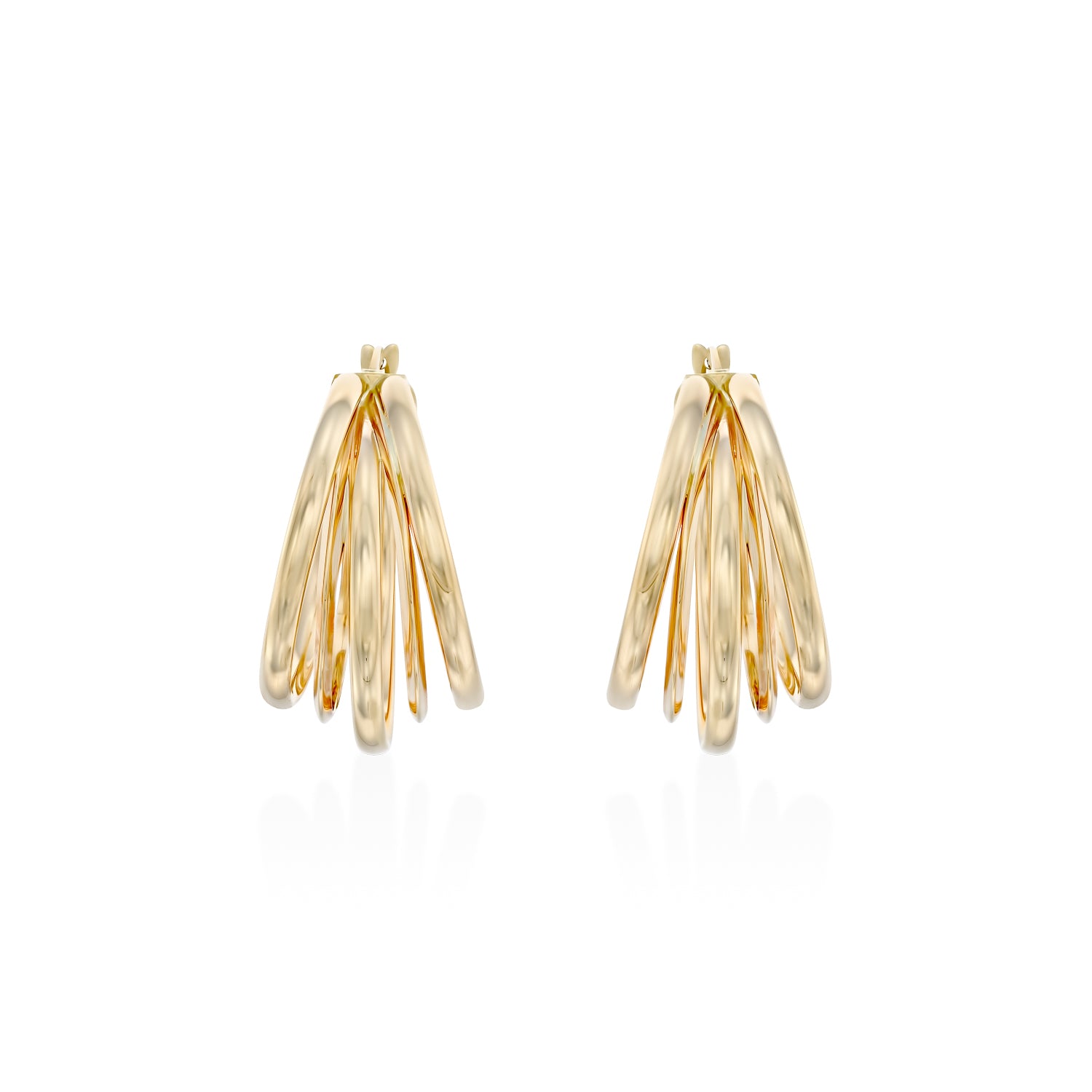 Erica gold hoop earring