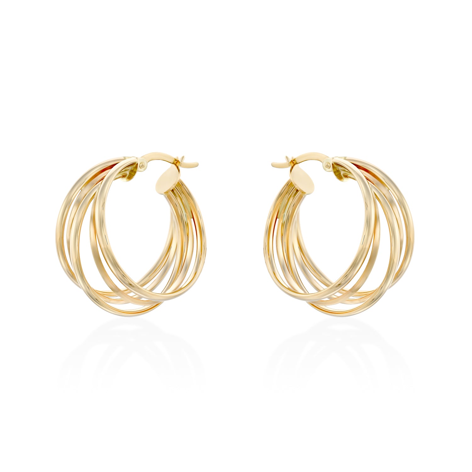 Erica gold hoop earring