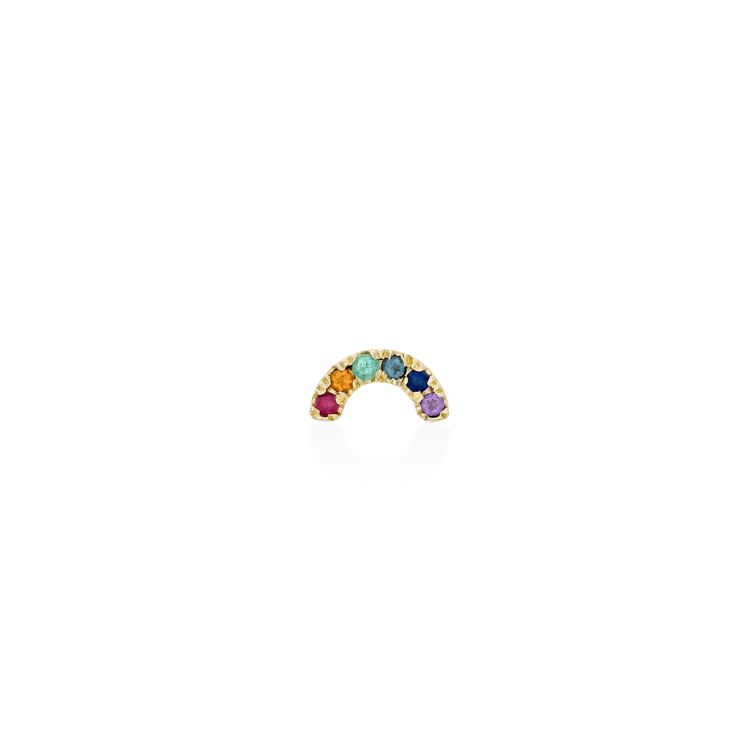 Gold Rainbow Earrings