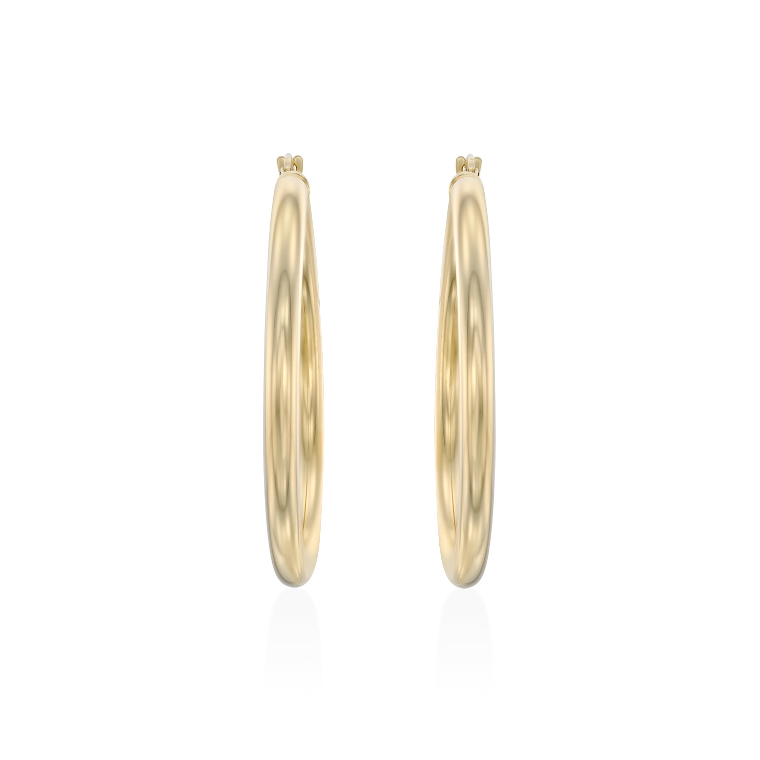 Brandy Gold Hoop Earring 50 mm