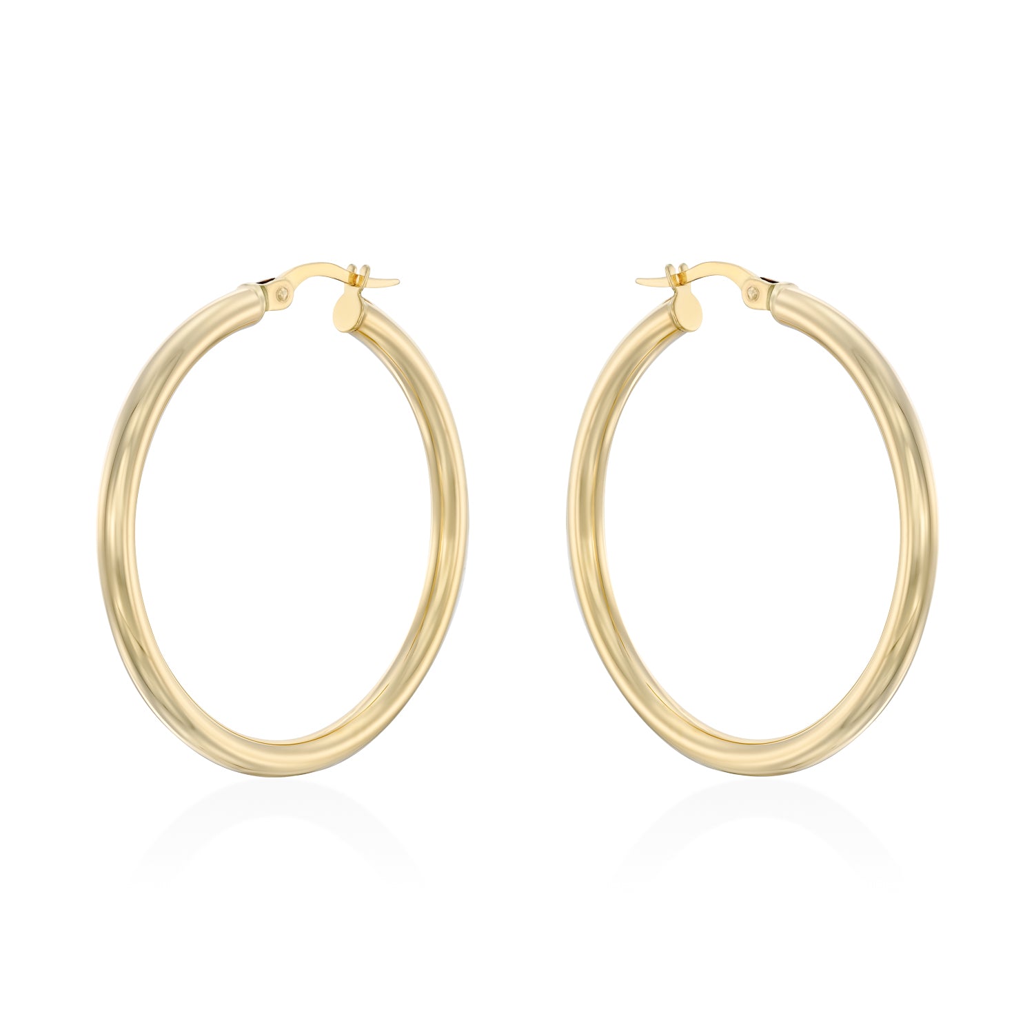 Brandy Gold Hoop Earring 50 mm