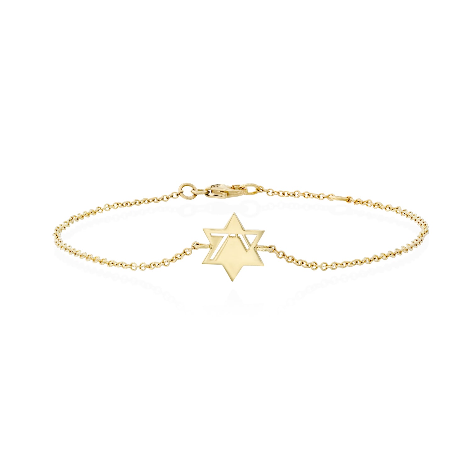 Heroism Star Of David Gold bracelet