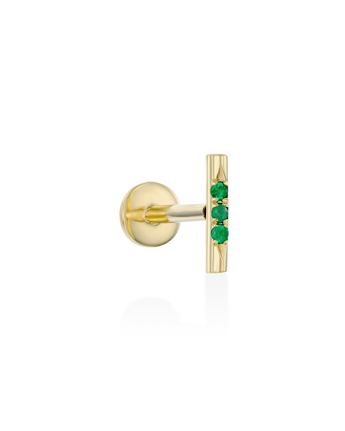 Valerie Piercing Earring Emerald