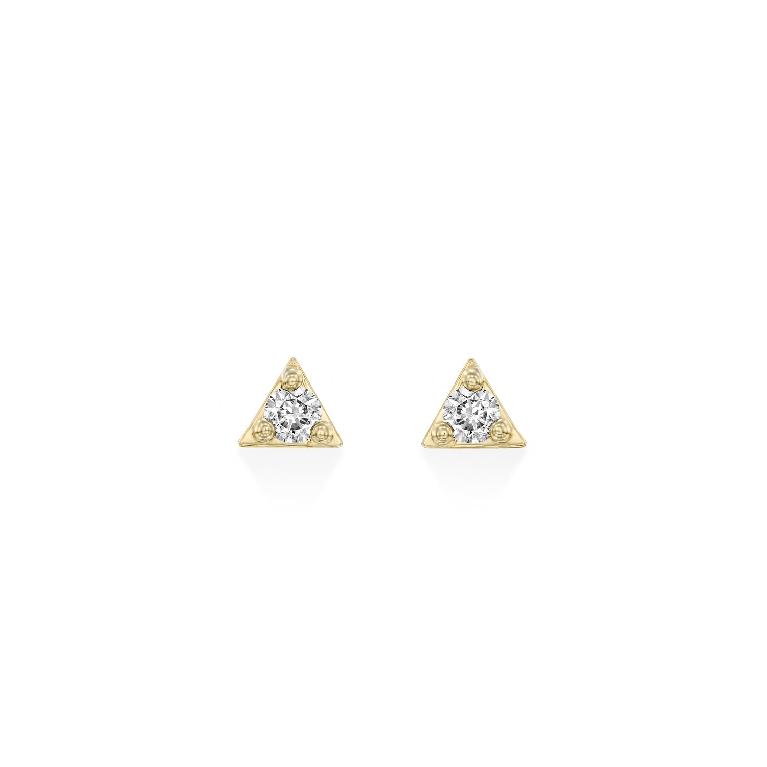 Ruth earring with white diamond