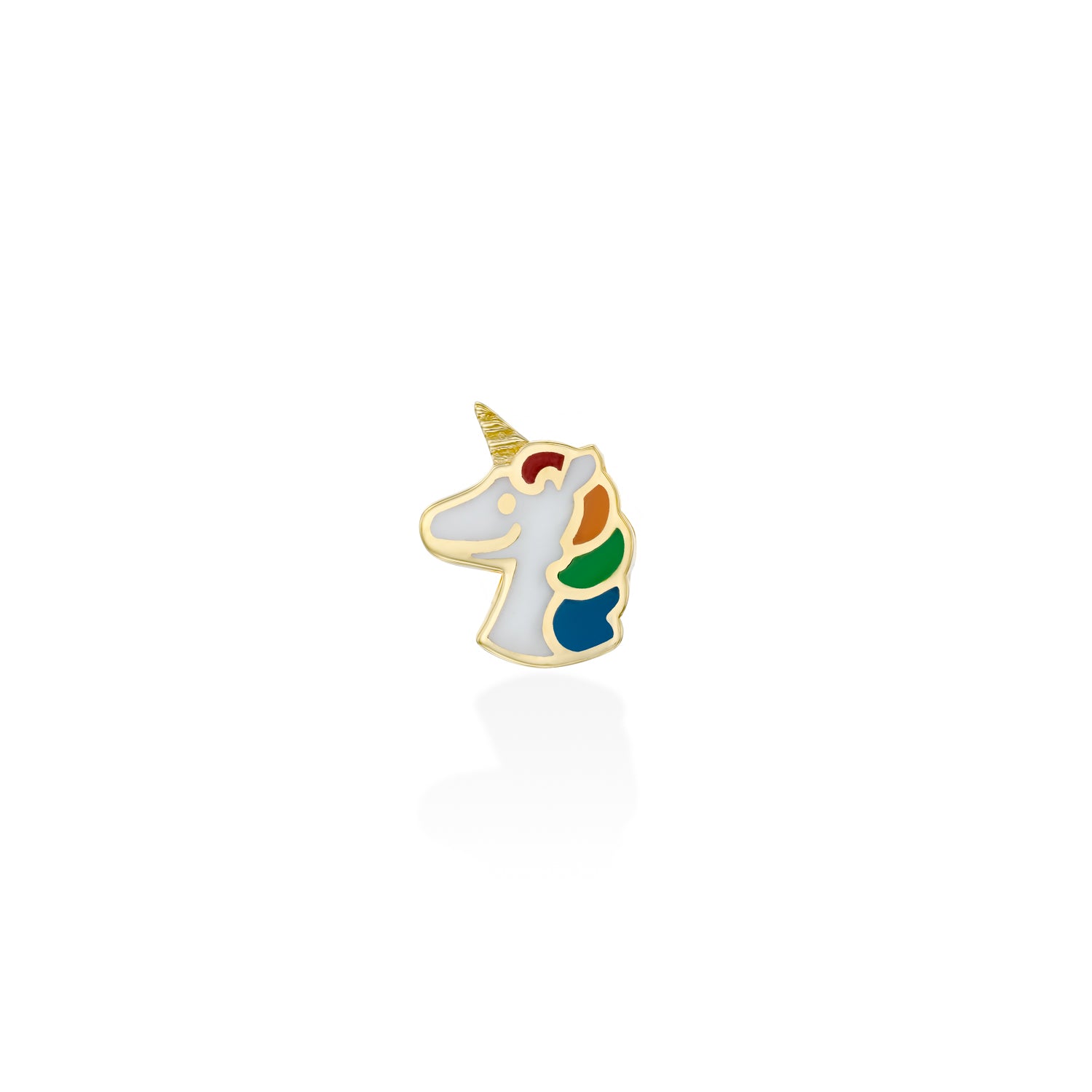 Unicorn Gold Earring