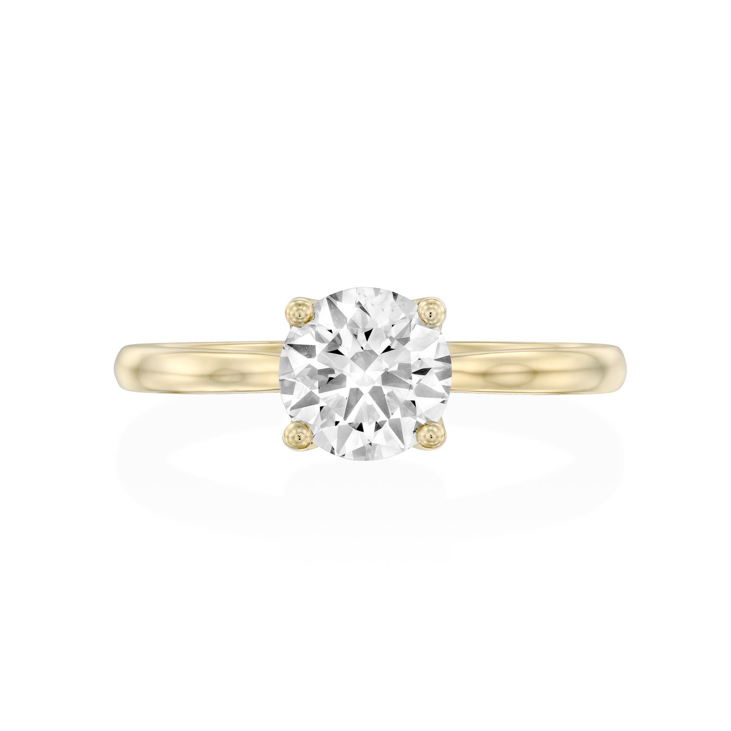 Monroe Ring 6.5mm lab diamond