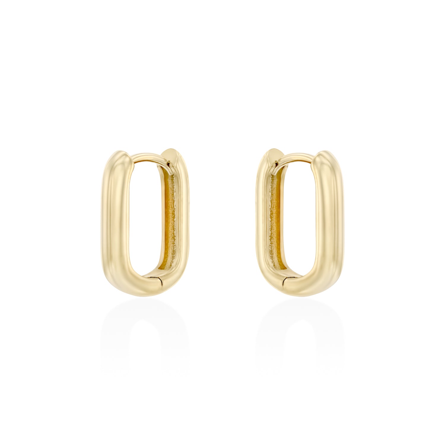 Mini Ava gold hoop earring