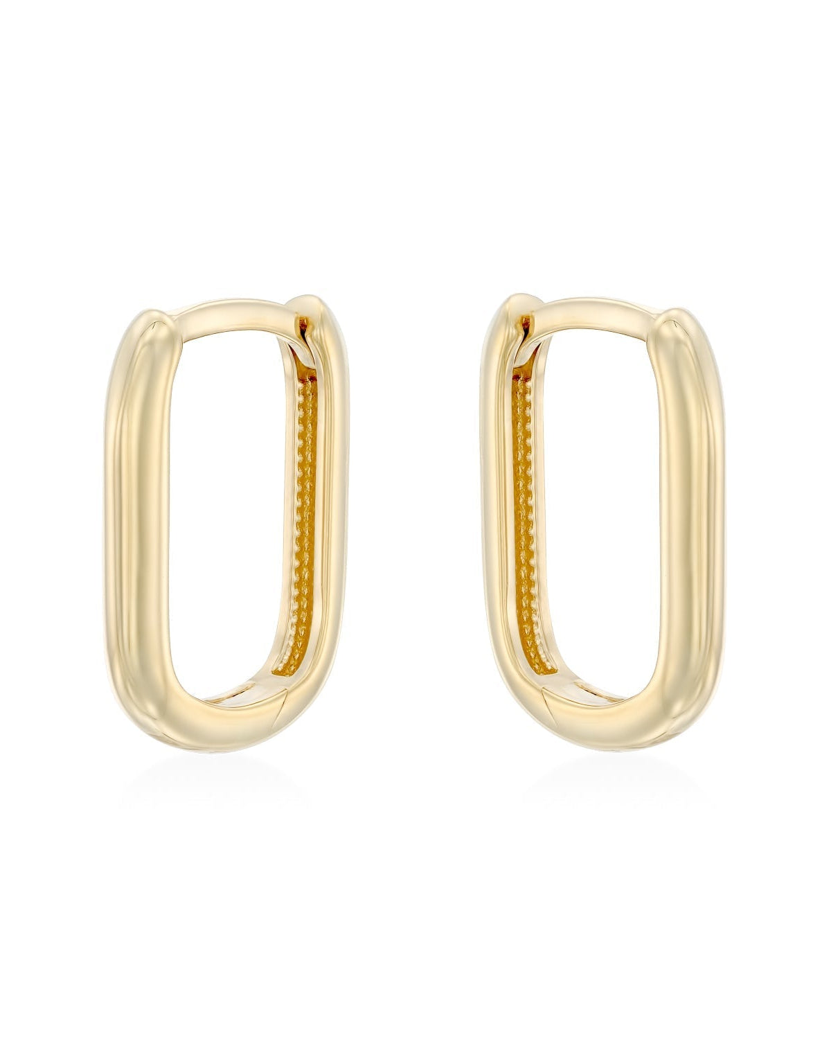 Ann gold hoop earring