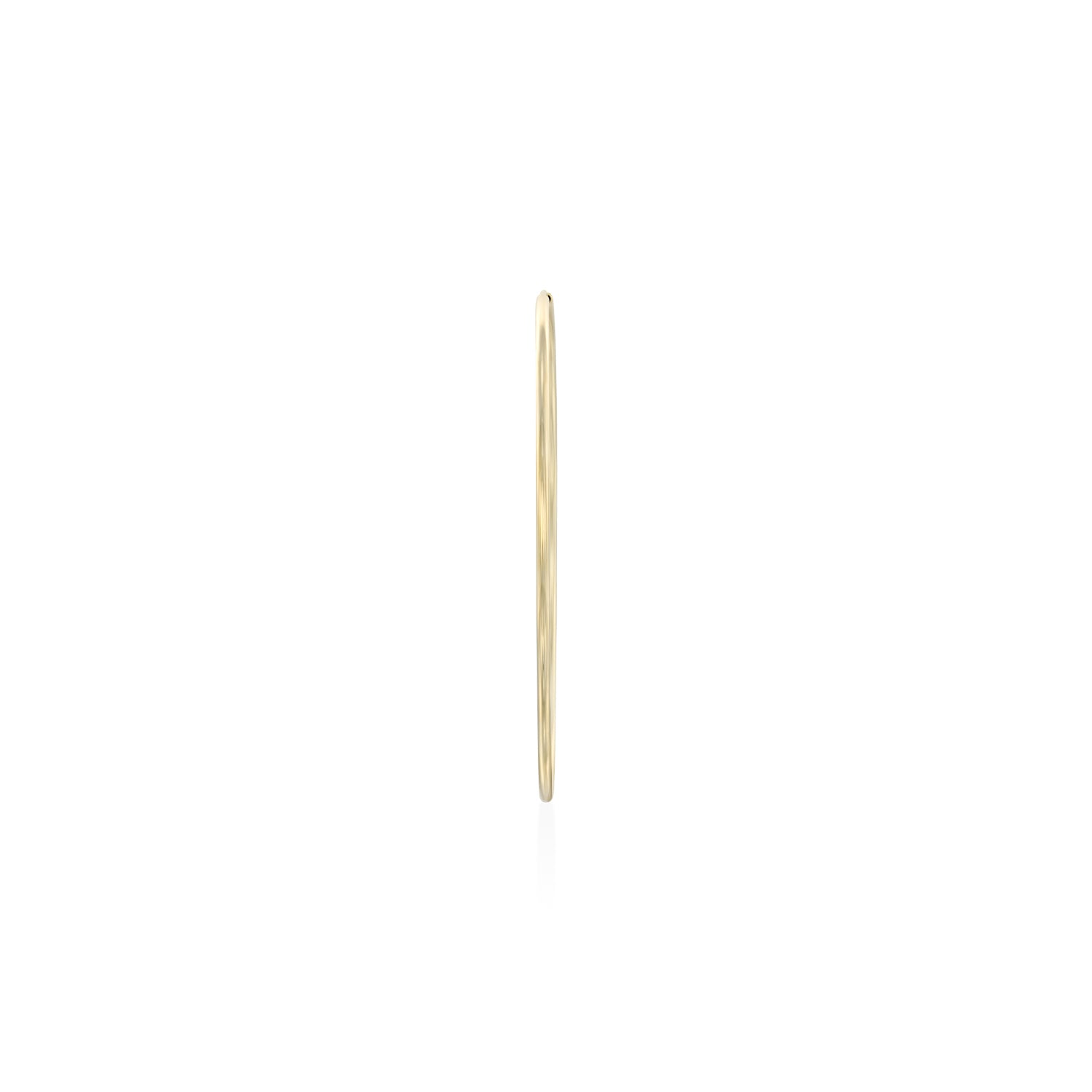 Flexi Gold Hoop Earring 55 mm