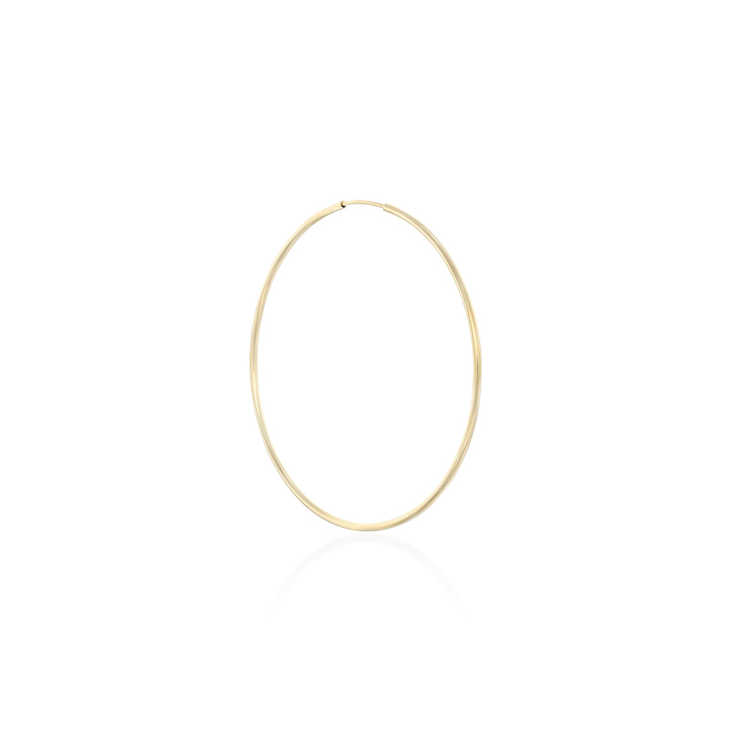 Flexi Gold Hoop Earring 55 mm