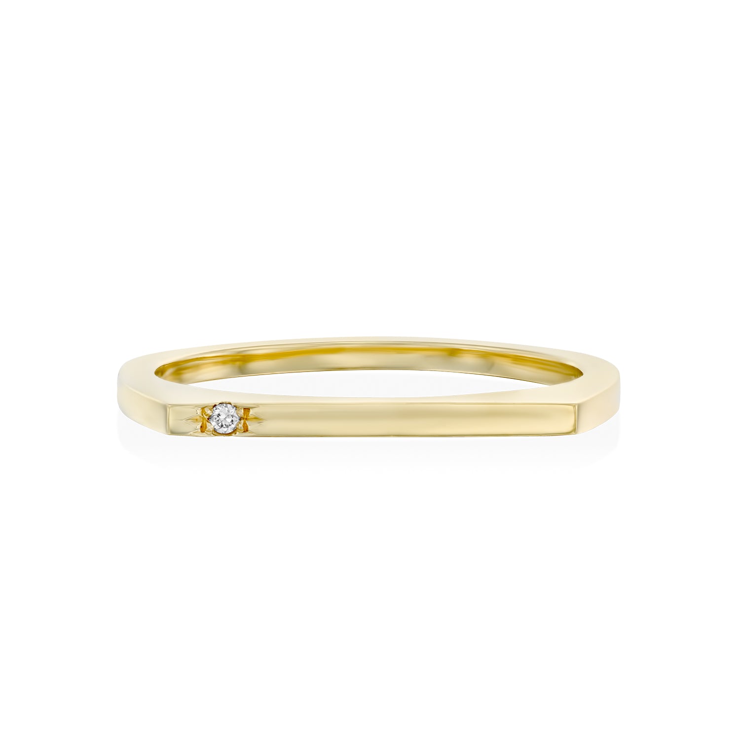 Miranda Gold Ring white Diamond